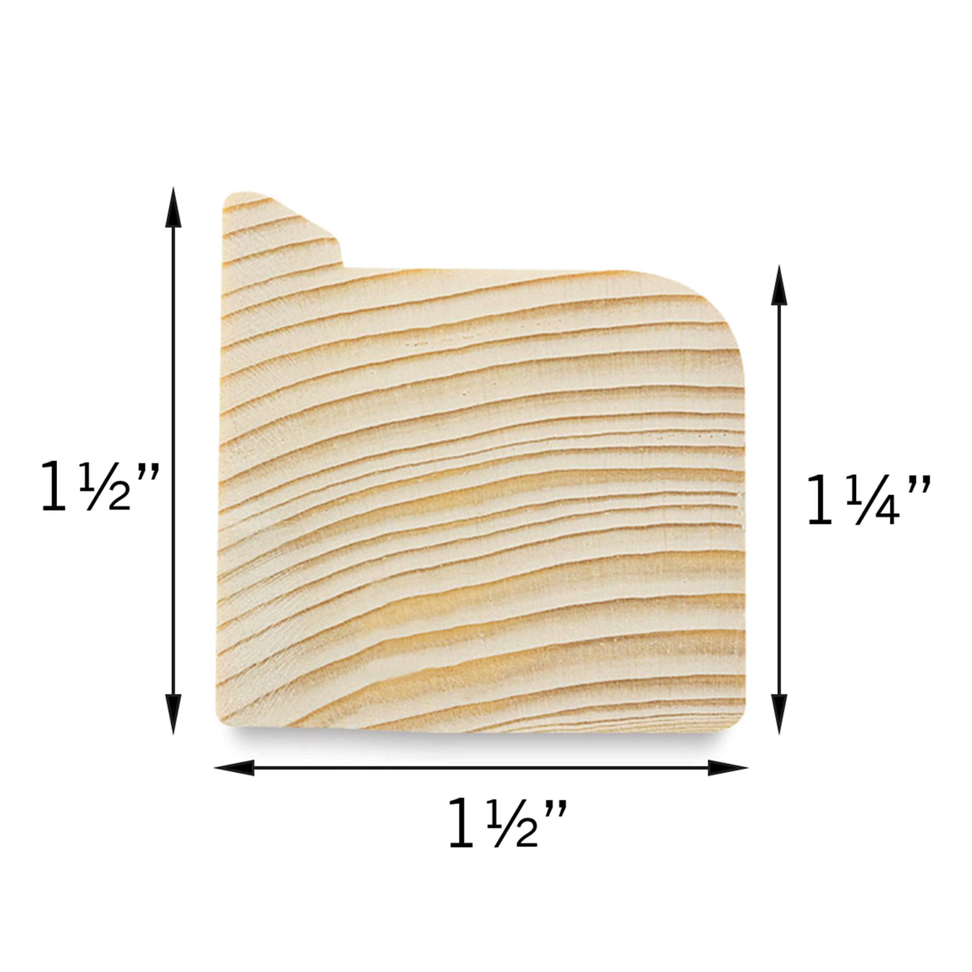Profile of stretcher bar used for Back-Stapled Gallery Profile Canvases. Profile of stretcher bar used for Back-Stapled Gallery Profile Canvases.