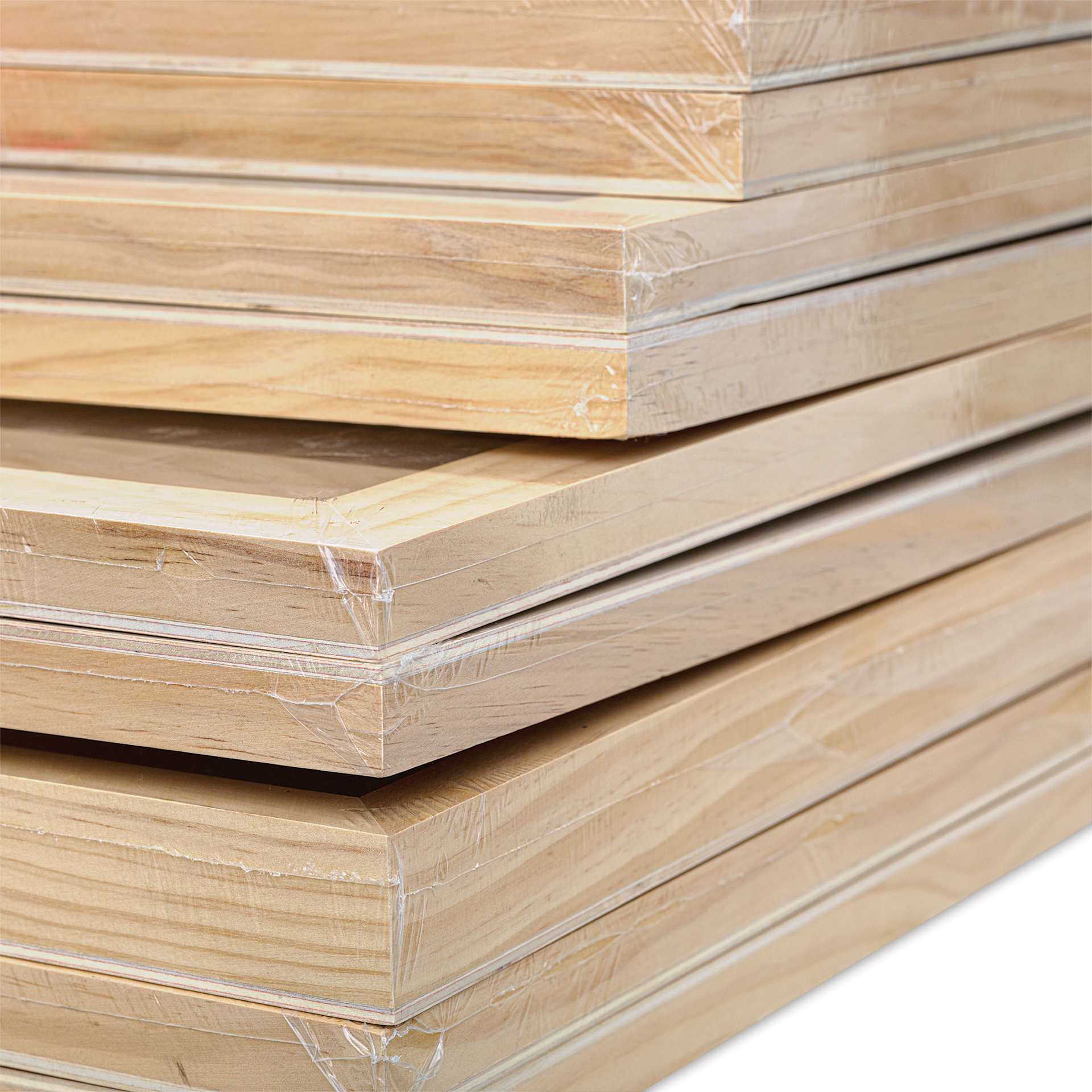 Blick Imperfect Wood Panels, corner close-up