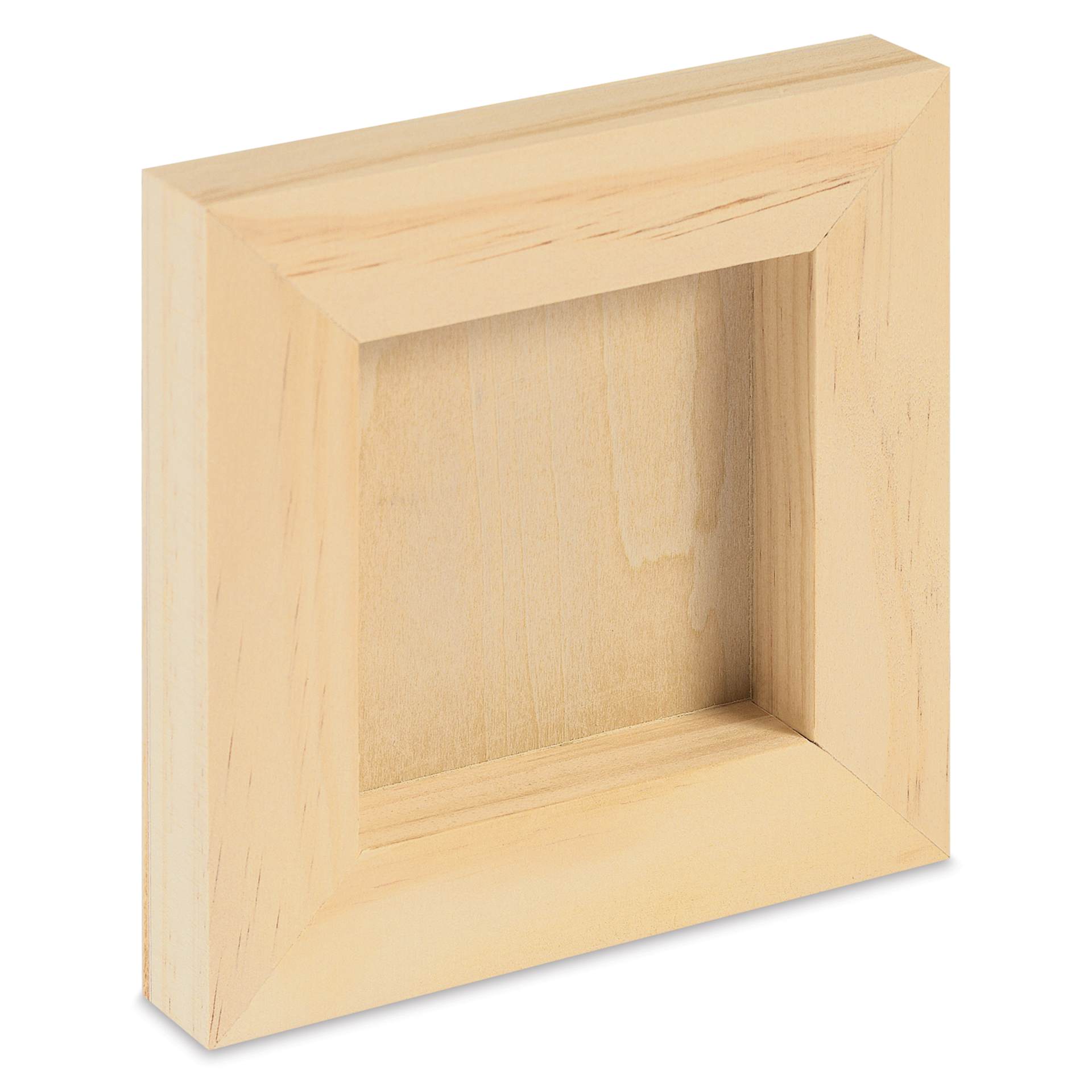 Blick Studio Artists' Wood Panel - Flat Cradle, 5" x 5", 7/8" Cradle, back
