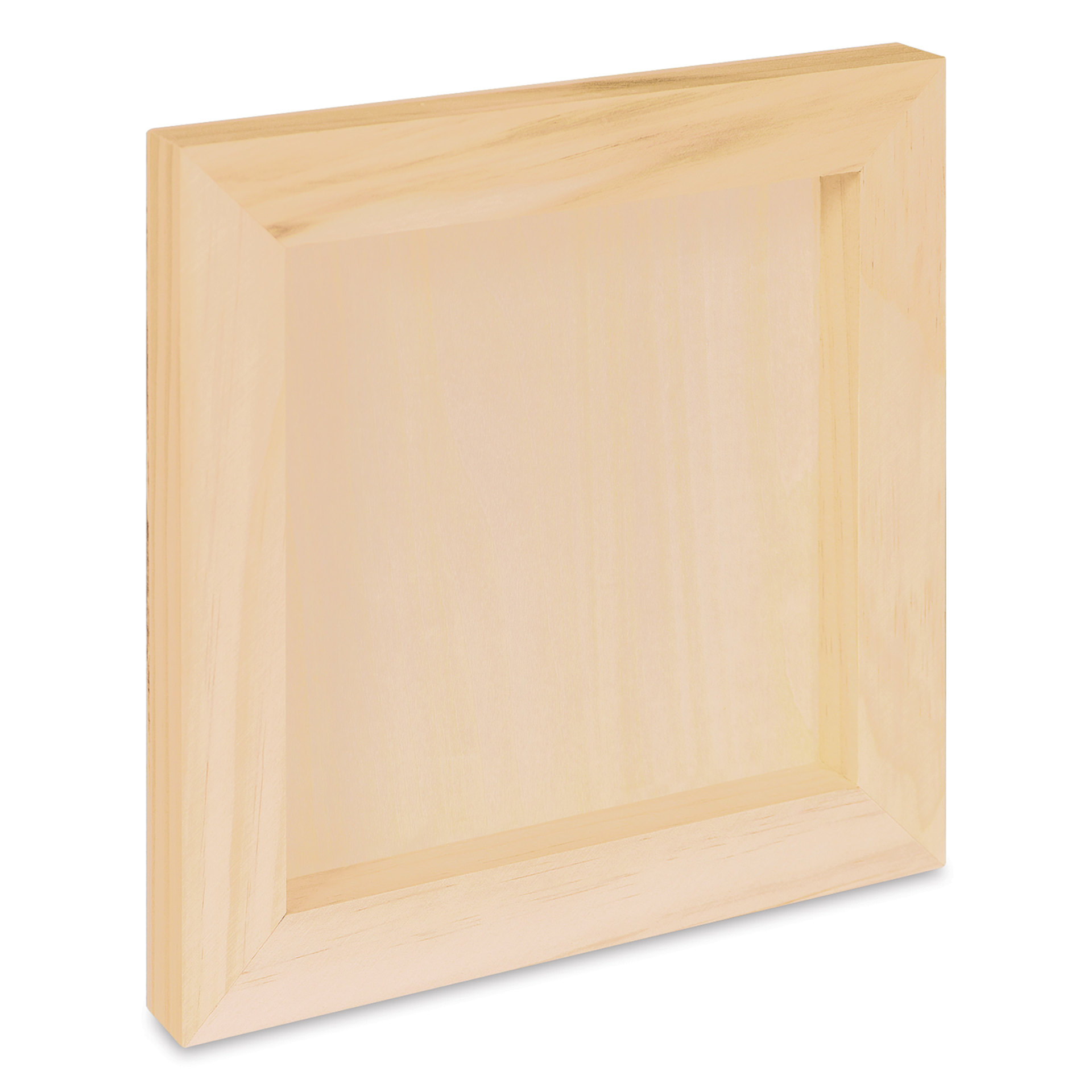 Blick Studio Artists' Wood Panel - Flat Cradle, 8" x 8", 7/8" Cradle, back