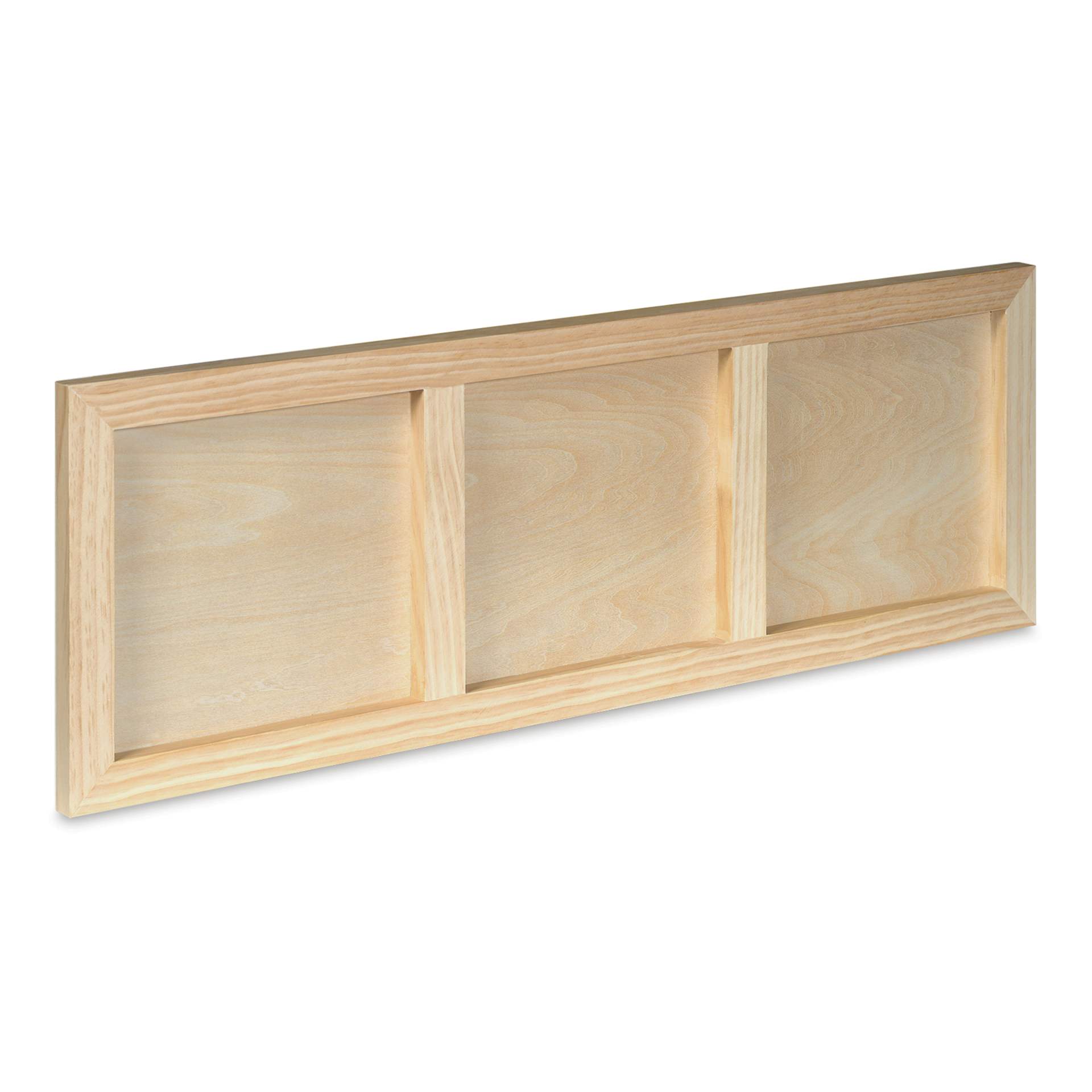 Blick Studio Artists' Wood Panel - Flat Cradle, 12" x 36", 7/8" Cradle, back