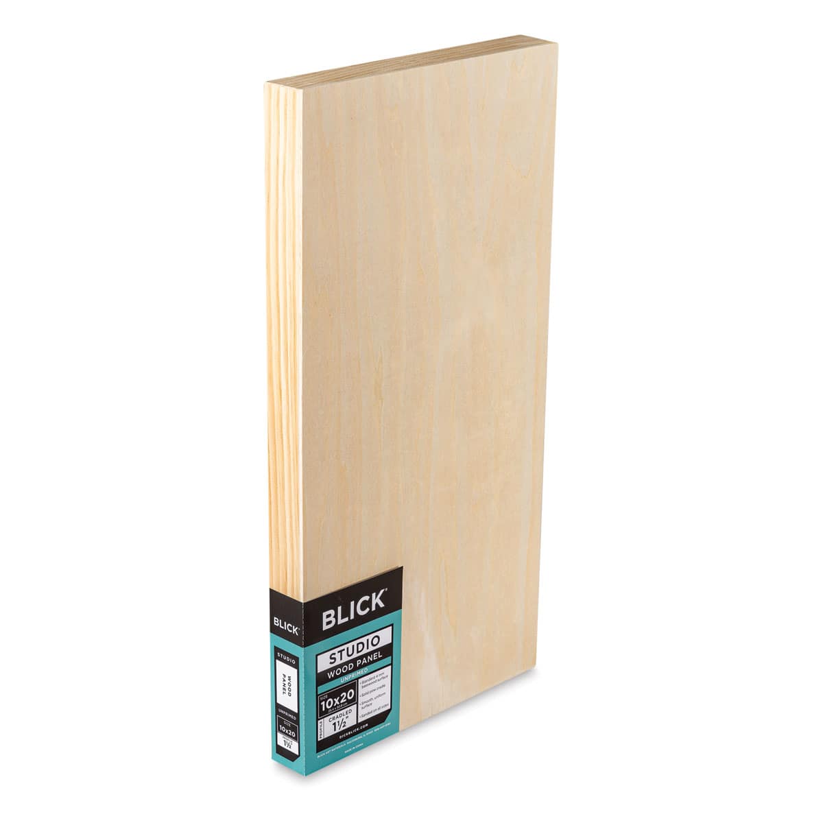 Blick Studio Artists' Wood Panels - Gallery Cradle, 10" x 20", 1-1/2" Cradle