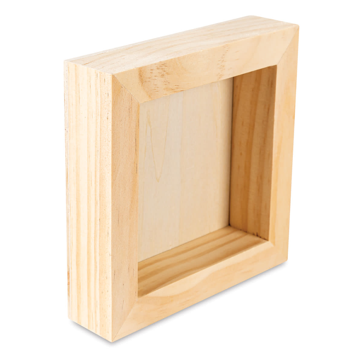 Blick Studio Artists' Wood Panel - Gallery Cradle, 6" x 6", 1-1/2" Cradle, back