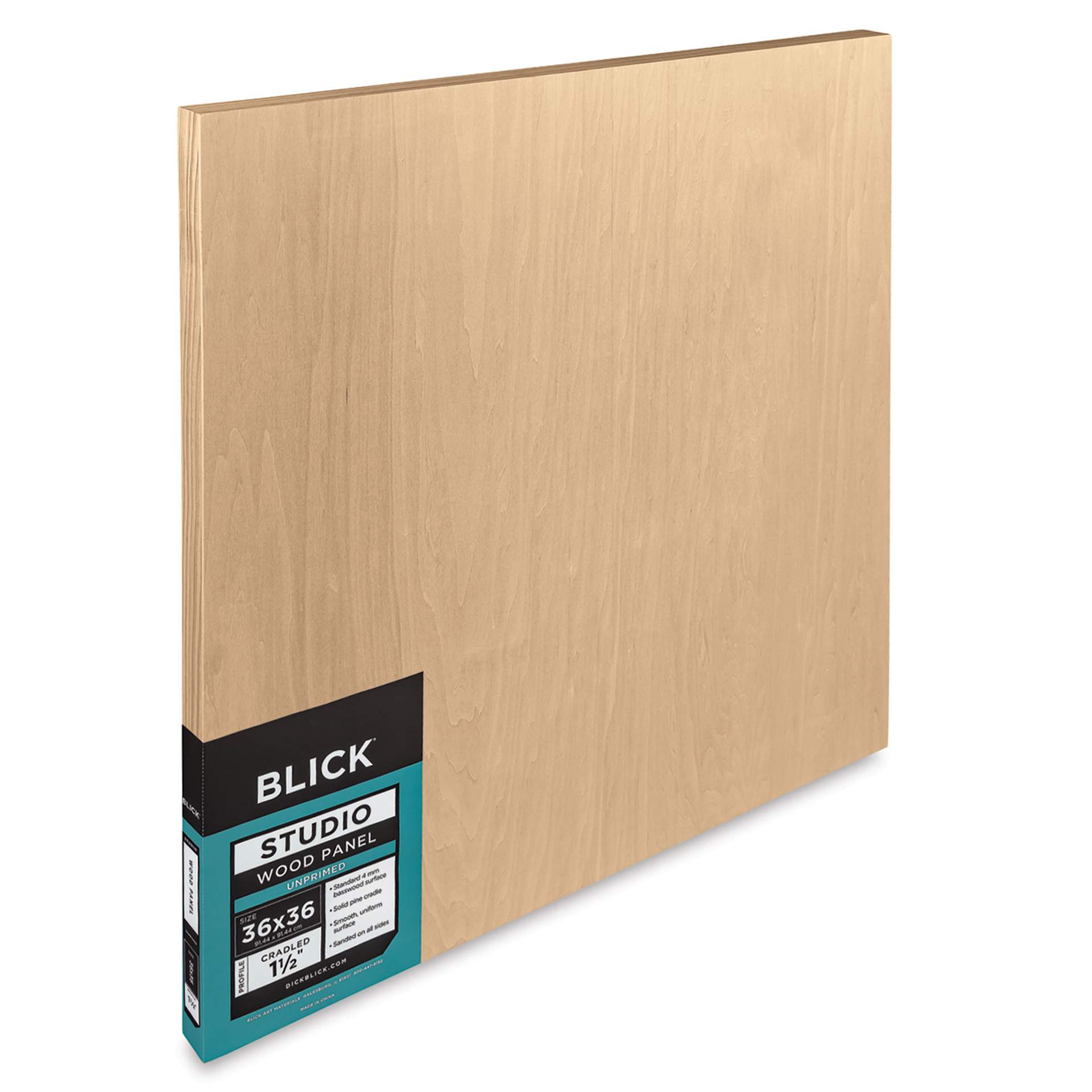 Blick Studio Artists' Wood Panels - Gallery Cradle, 36" x 36", 1-1/2" Cradle