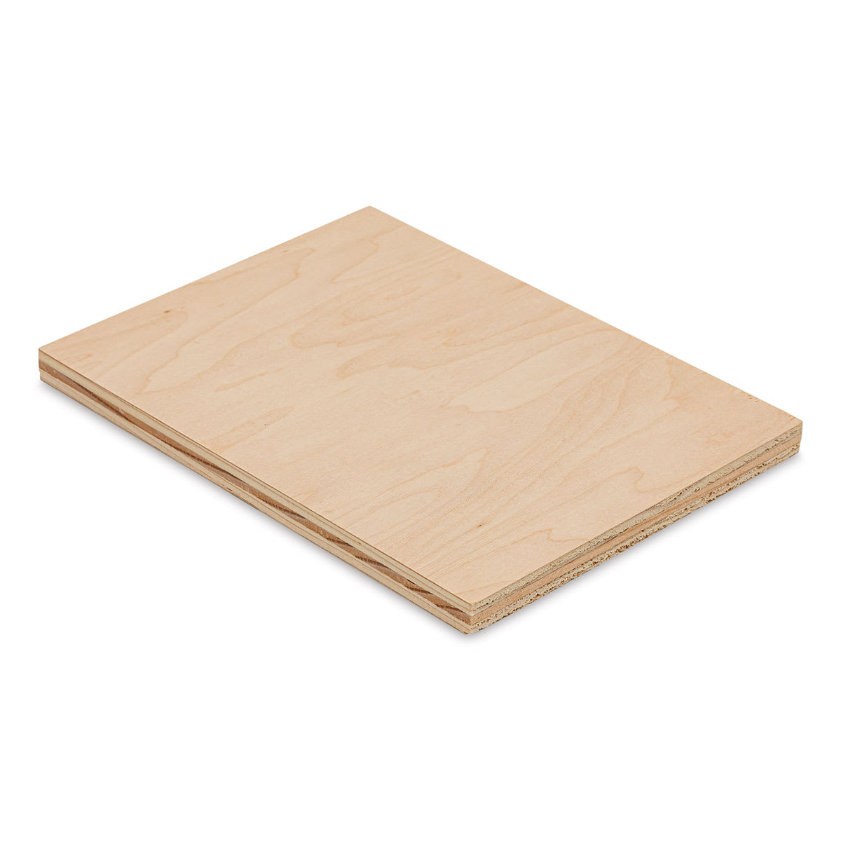 American Easel Maple Panel - 6" x 8", 1/2" Profile, Keyhole side view