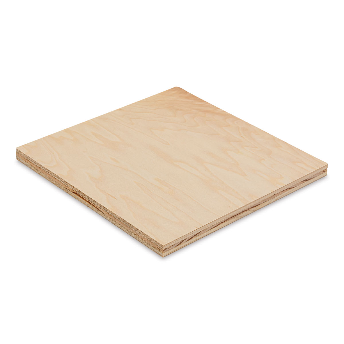 American Easel Maple Panel - 8" x 8", 1/2" Profile, Keyhole side view