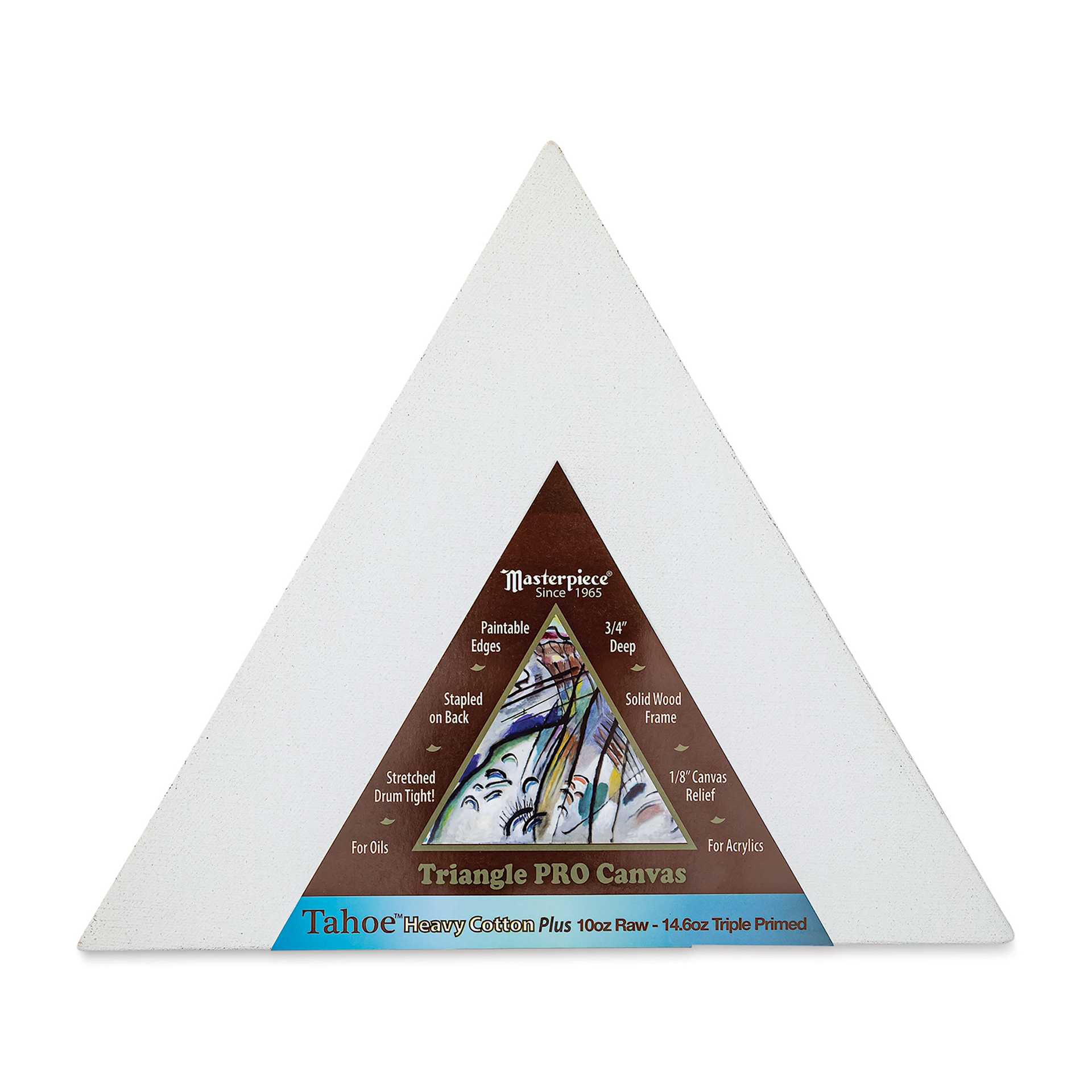 Masterpiece Tahoe Cotton Canvas Shape - Triangle, 10" Masterpiece Tahoe Cotton Canvas Shape - Triangle, 10"