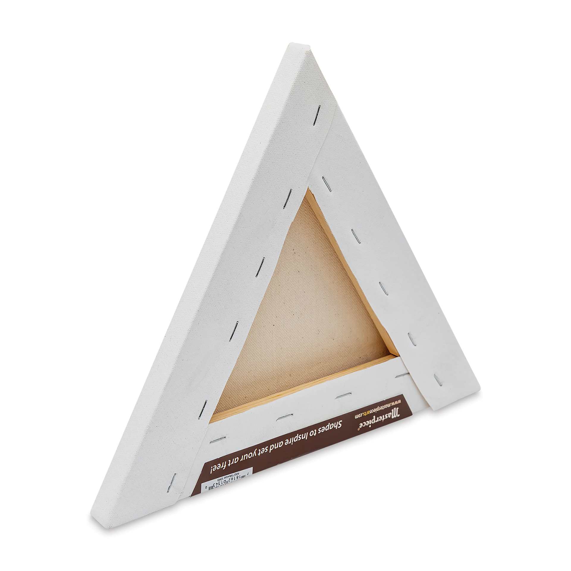 Masterpiece Tahoe Cotton Canvas Shape - Triangle, 10" back angled view Masterpiece Tahoe Cotton Canvas Shape - Triangle, 10" back angled view
