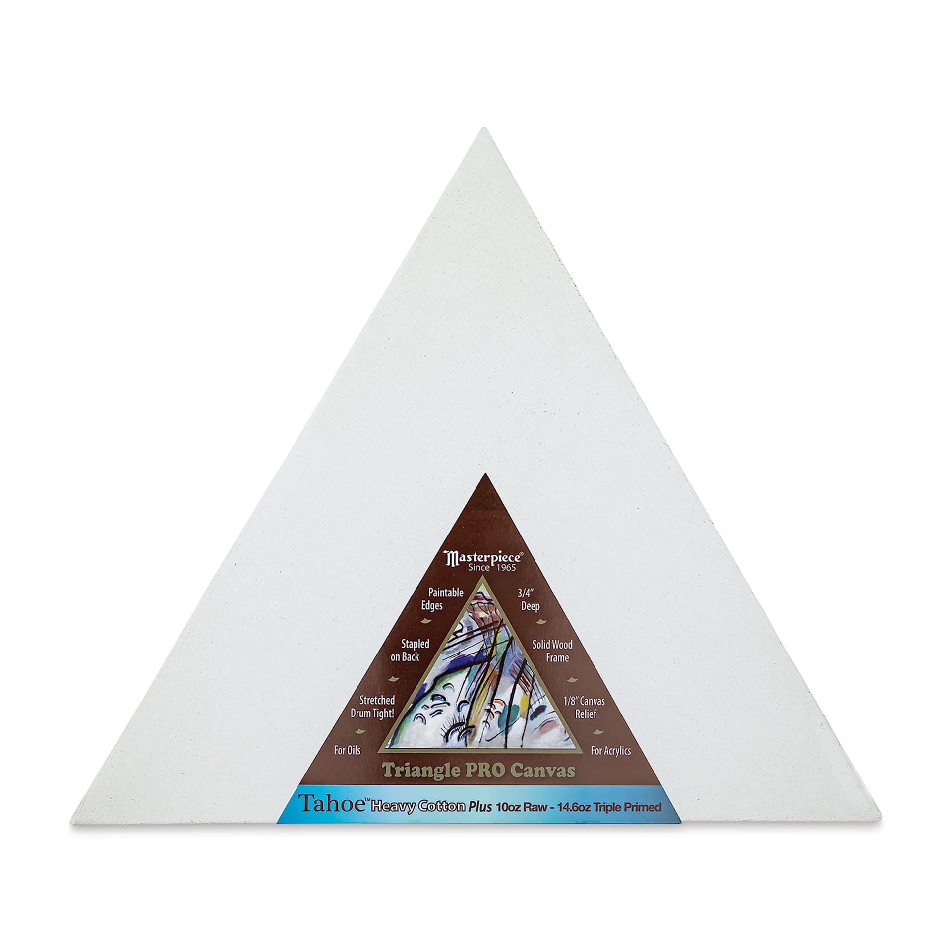 Masterpiece Tahoe Cotton Canvas Shape - Triangle, 12"