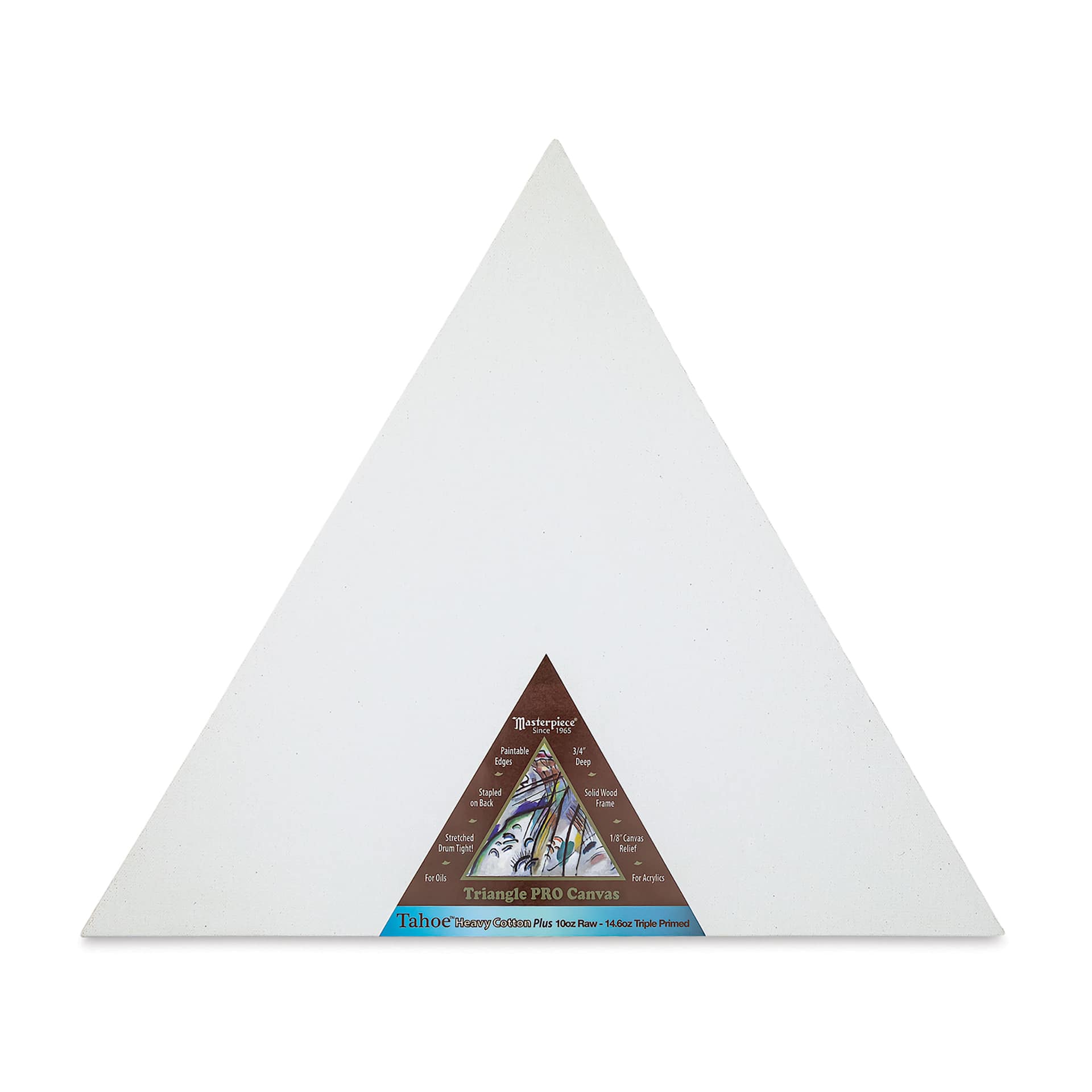Masterpiece Tahoe Cotton Canvas Shape - Triangle, 17"