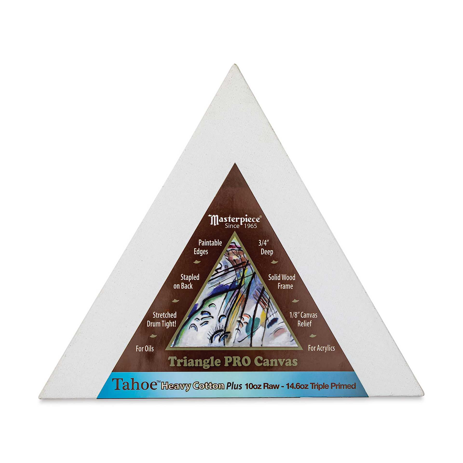 Masterpiece Tahoe Cotton Canvas Shape - Triangle, 8-1/2"