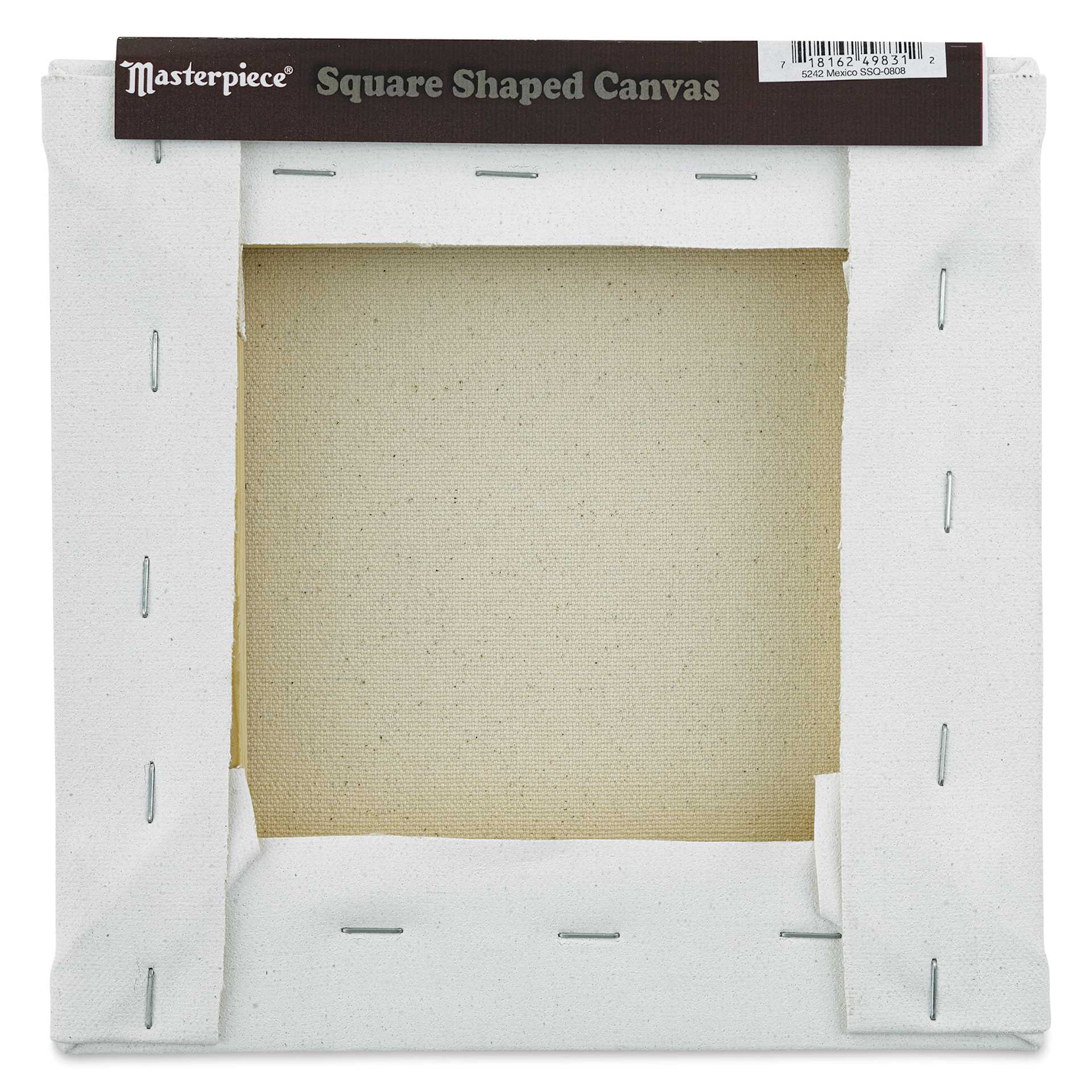 Masterpiece Tahoe Cotton Canvas Shape - Square, 8" x 8" (Back of canvas)