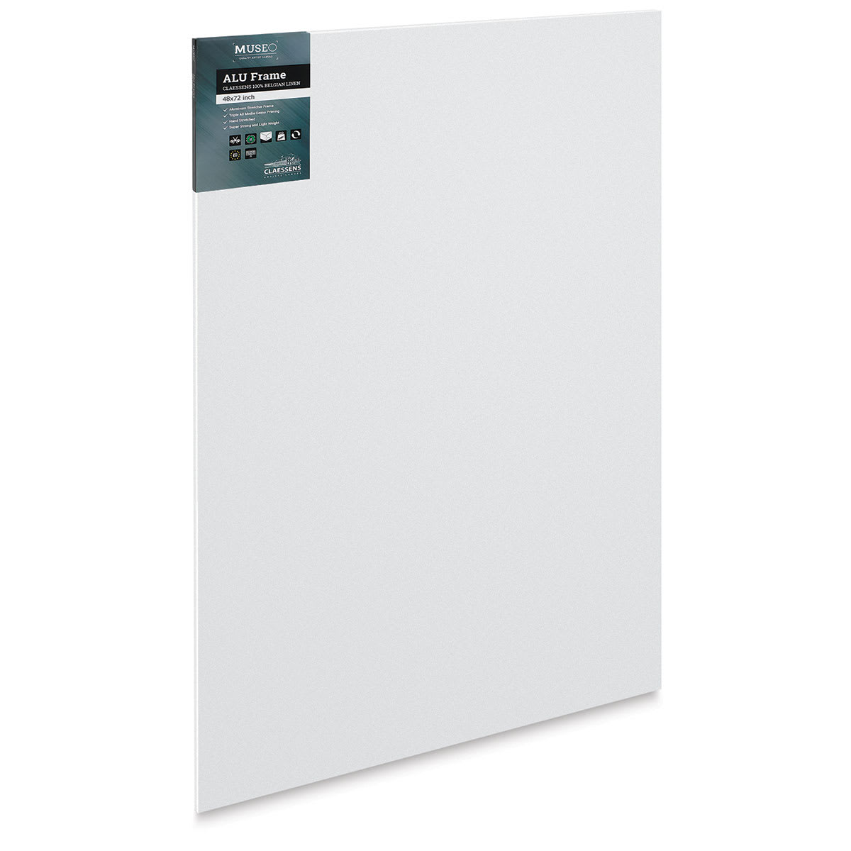 Museo Alu-Frame Claessens Belgian Linen Canvas - 48" x 72", 15/16" Depth