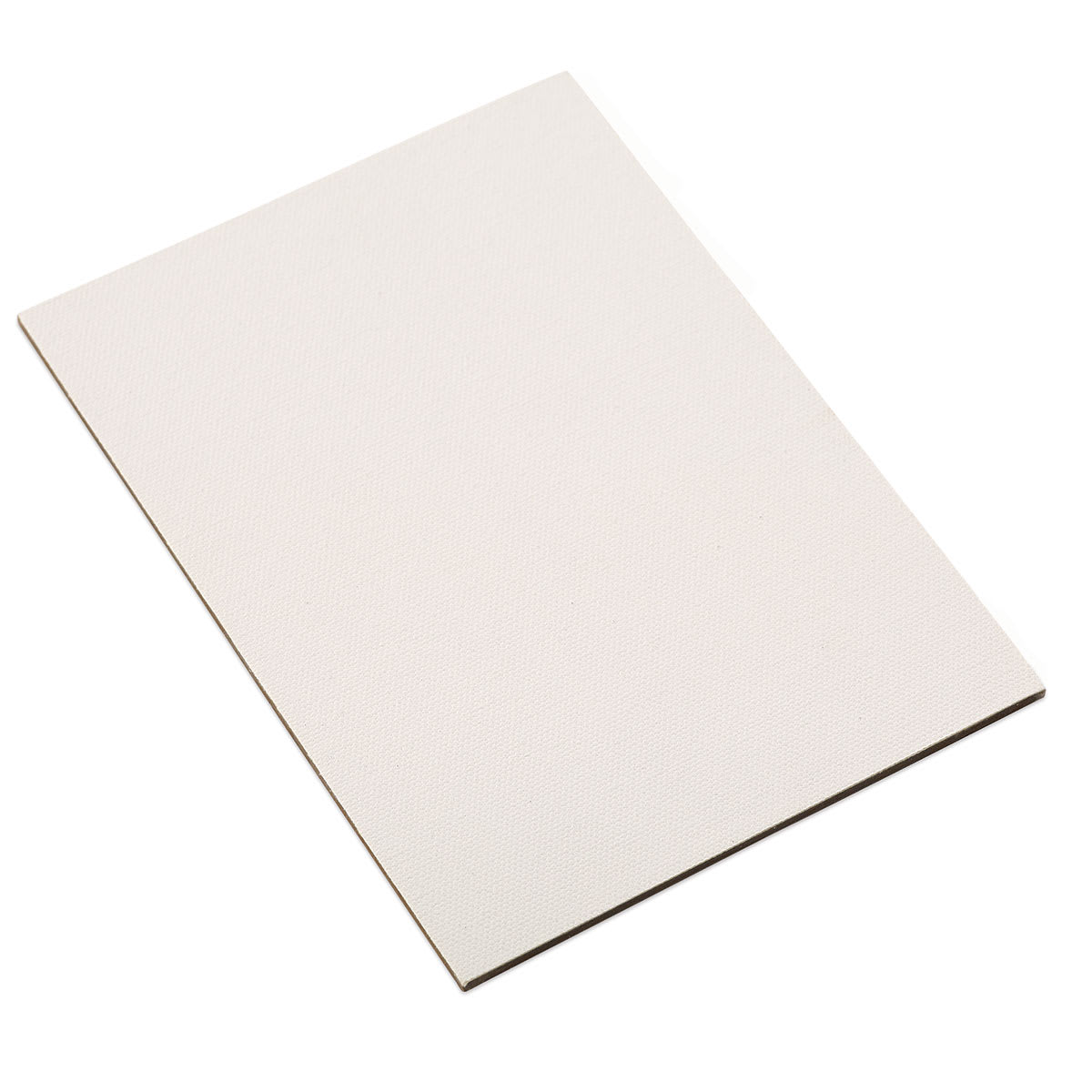Richeson Cotton Art Panels - Angled view of 5" x 7" Fine Texture Panel Richeson Cotton Art Panels - Angled view of 5" x 7" Fine Texture Panel