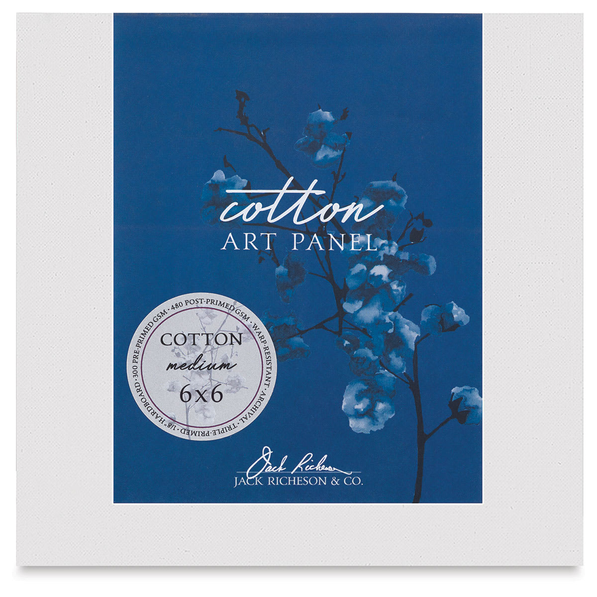 Richeson Cotton Art Panel - Medium, 6" x 6"