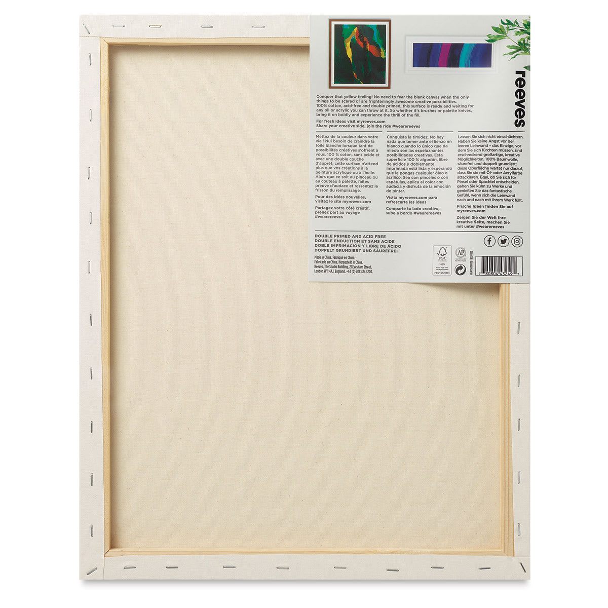 Reeves Cotton Stretched Canvas