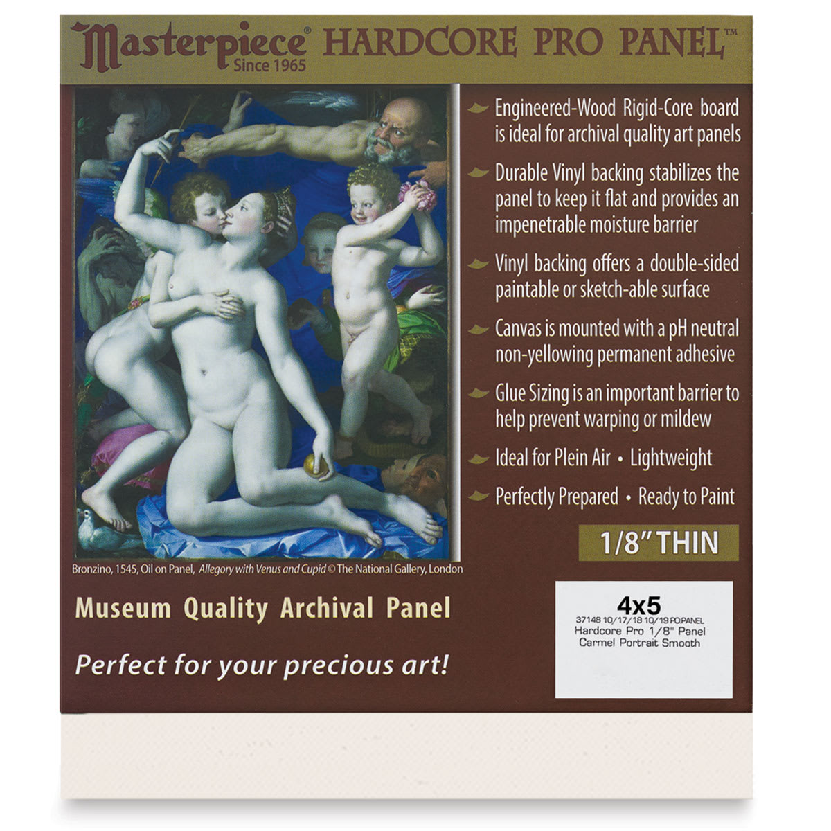 Masterpiece Carmel Hardcore Pro Canvas Panel - 4" x 5"