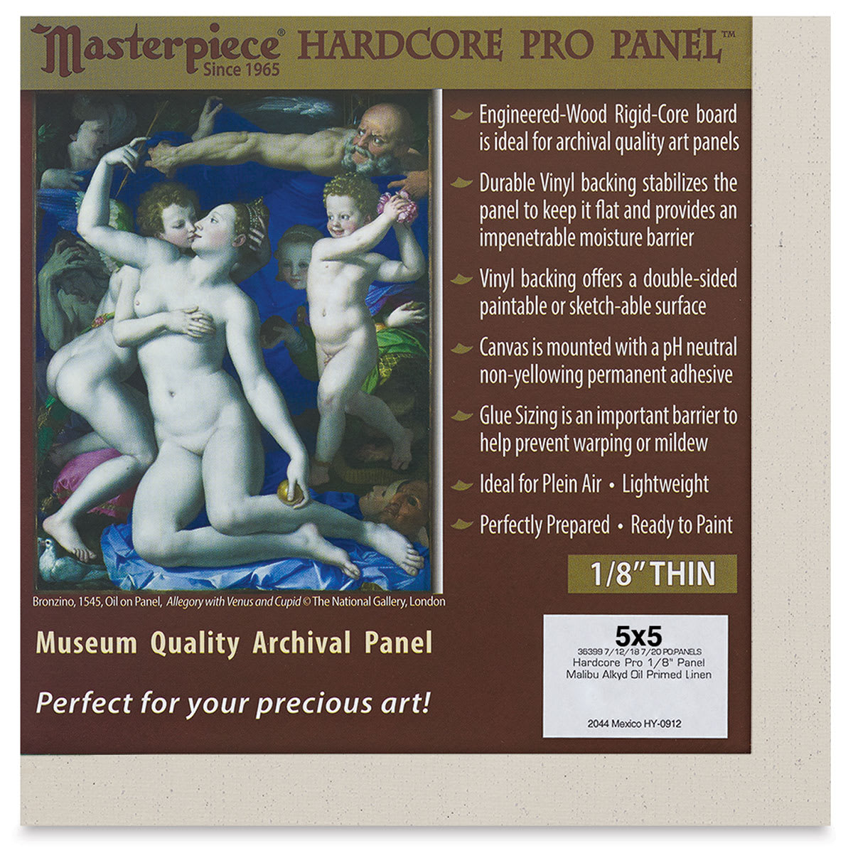 Masterpiece Malibu Hardcore Pro Canvas Panel - 5" x 5"