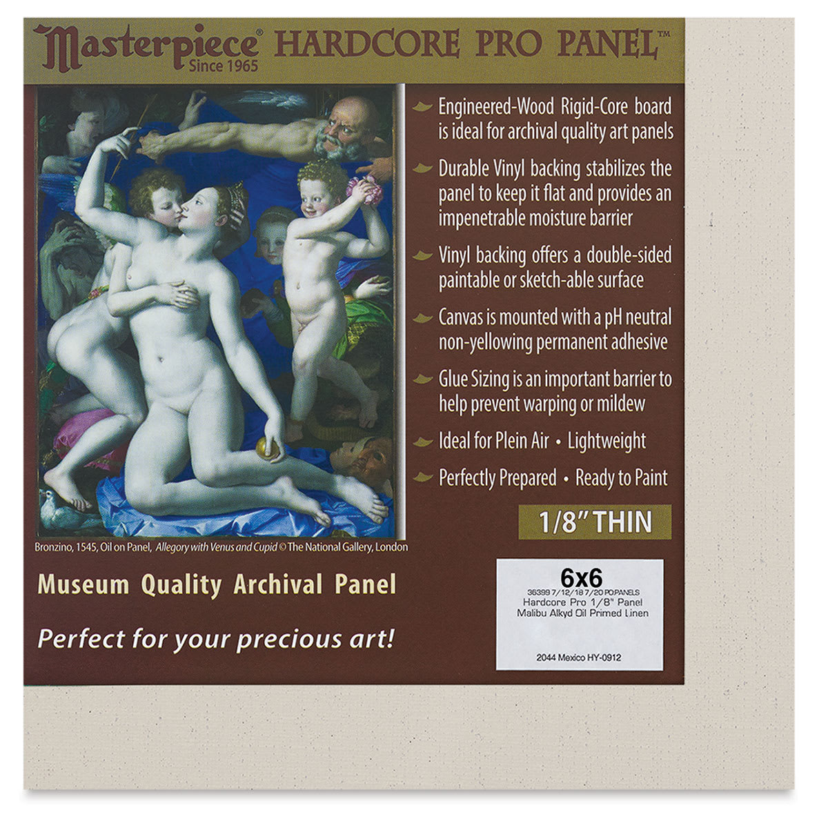 Masterpiece Malibu Hardcore Pro Canvas Panel - 6" x 6"