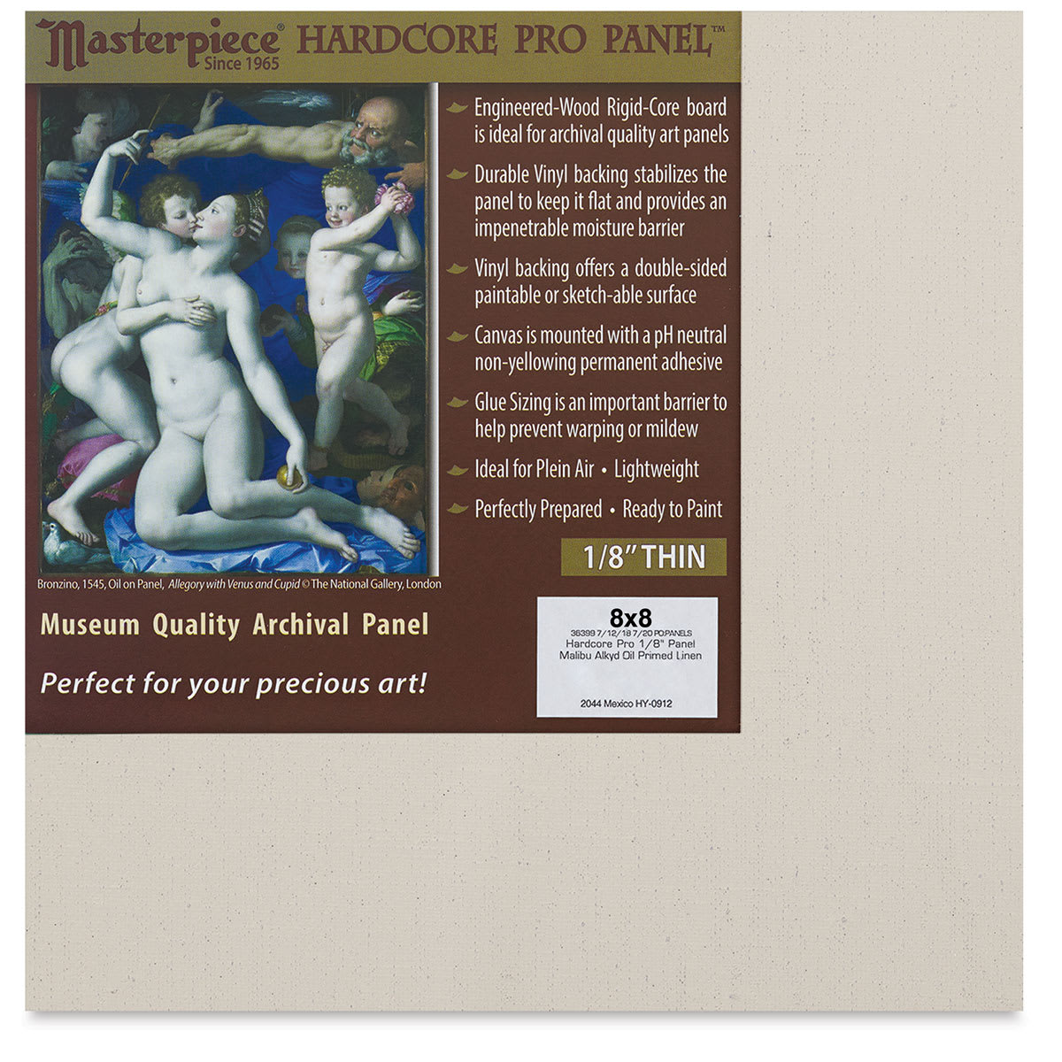 Masterpiece Malibu Hardcore Pro Canvas Panel - 8" x 8"