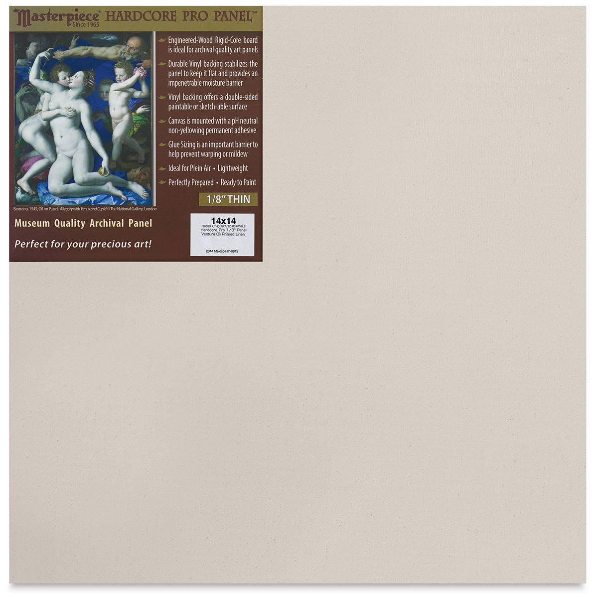 Masterpiece Ventura Hardcore Pro Canvas Panel - 14" x 14"