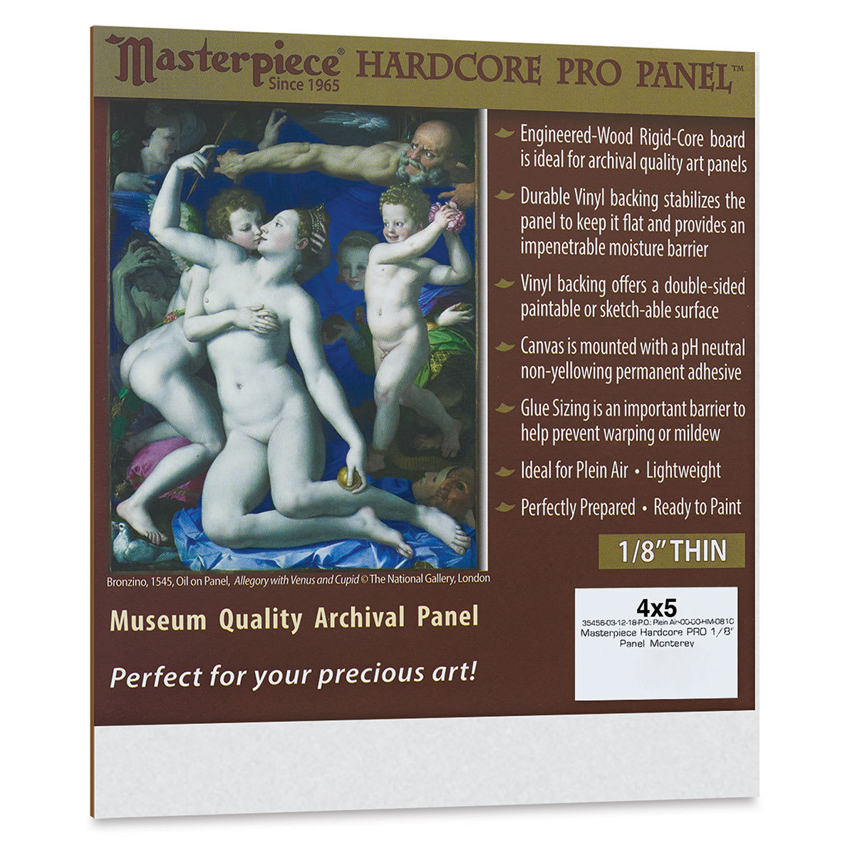 Masterpiece Monterey Hardcore Pro Canvas Panel - 4" x 5"