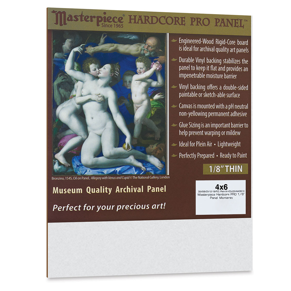 Masterpiece Monterey Hardcore Pro Canvas Panel - 4" x 6"