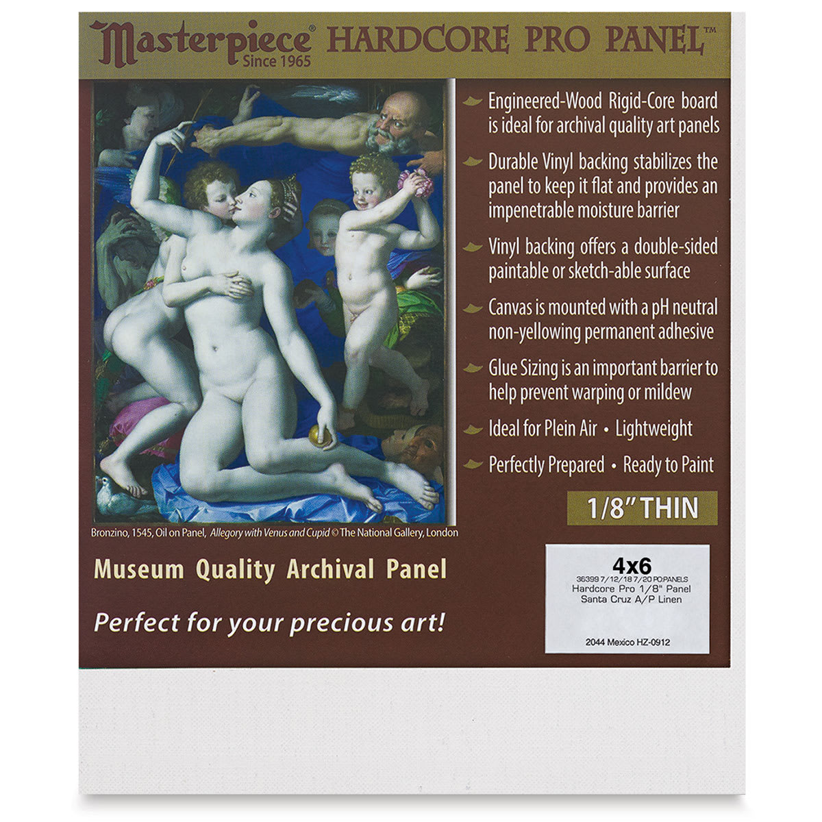 Masterpiece Santa Cruz Hardcore Pro Canvas Panel - 4" x 6"