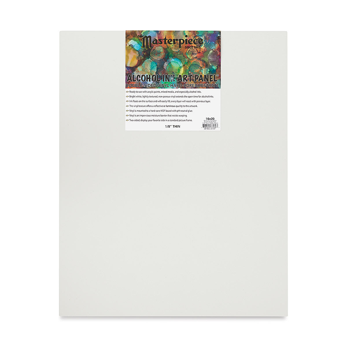 Masterpiece Alcohol Ink Art Panel - 16" x 20", Single Panel front