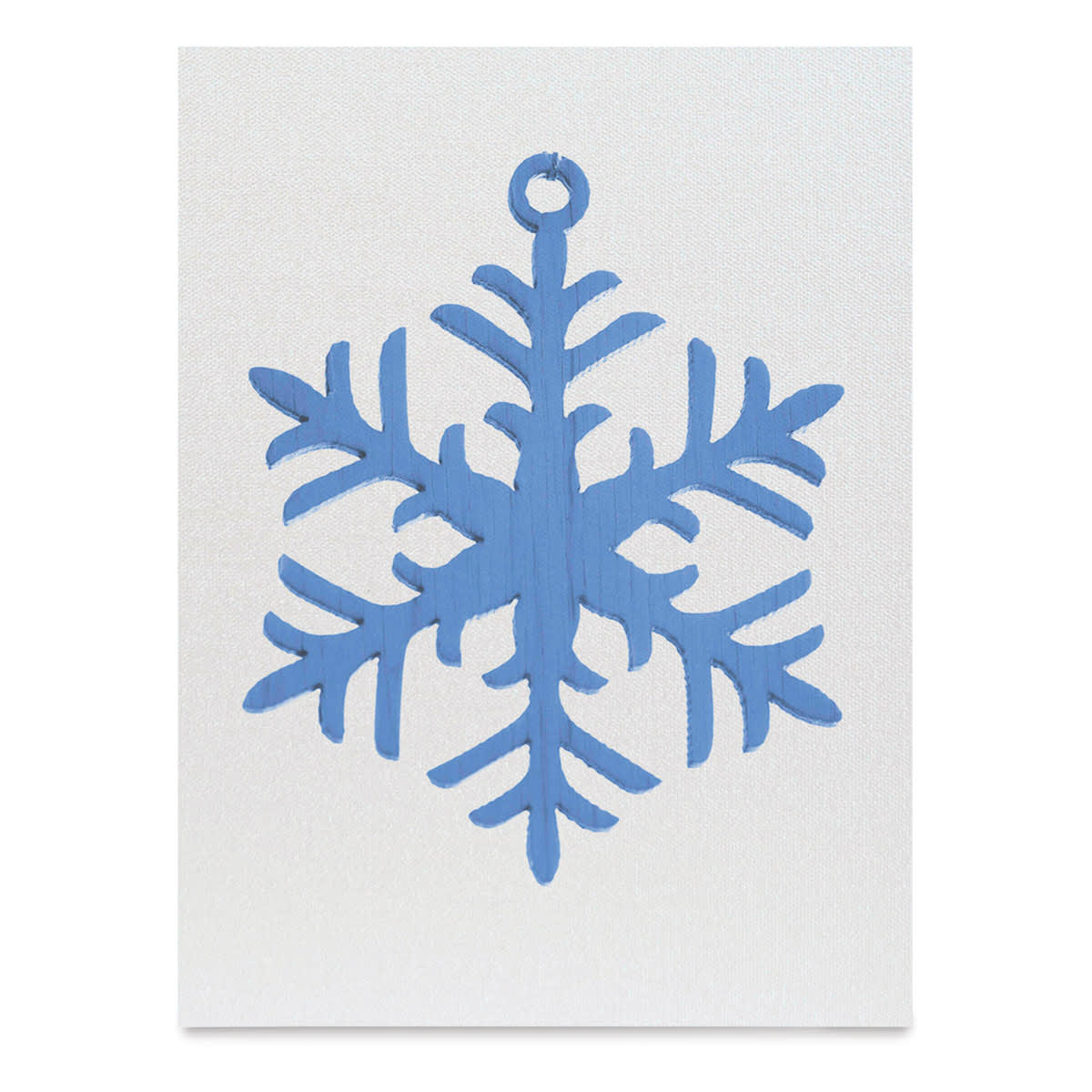 Fredrix Metallic Cut Edge Canvas Panels - Pearl (Finished example)