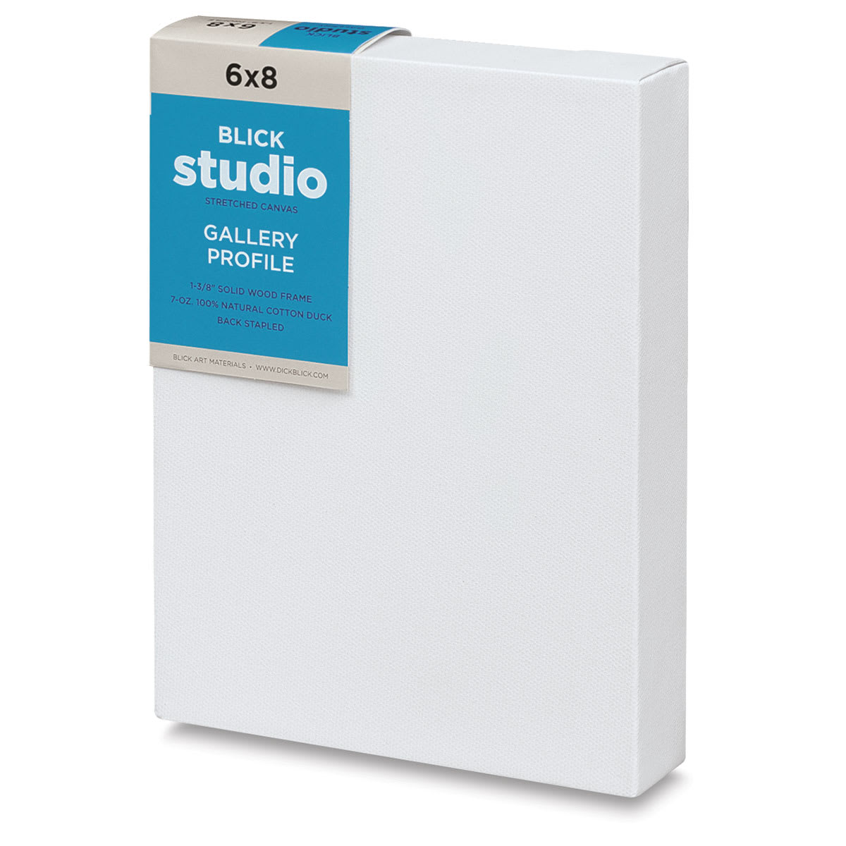 Blick Studio Stretched Cotton Canvas - Gallery Profile, 6" x 8" (side view)