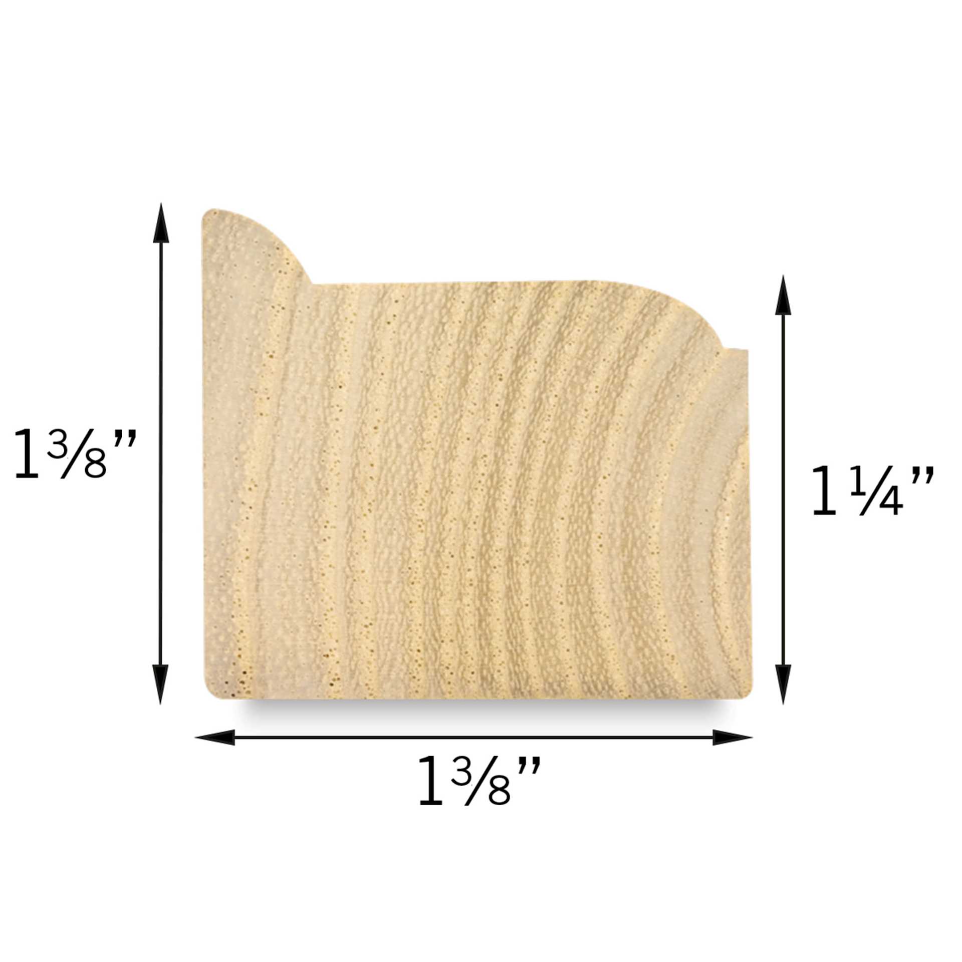 Profile of stretcher bar used for Gallery Profile Canvases. Profile of stretcher bar used for Gallery Profile Canvases.
