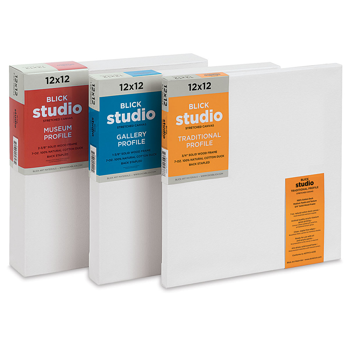 Blick Studio Stretched Cotton Canvas Blick Studio Stretched Cotton Canvas