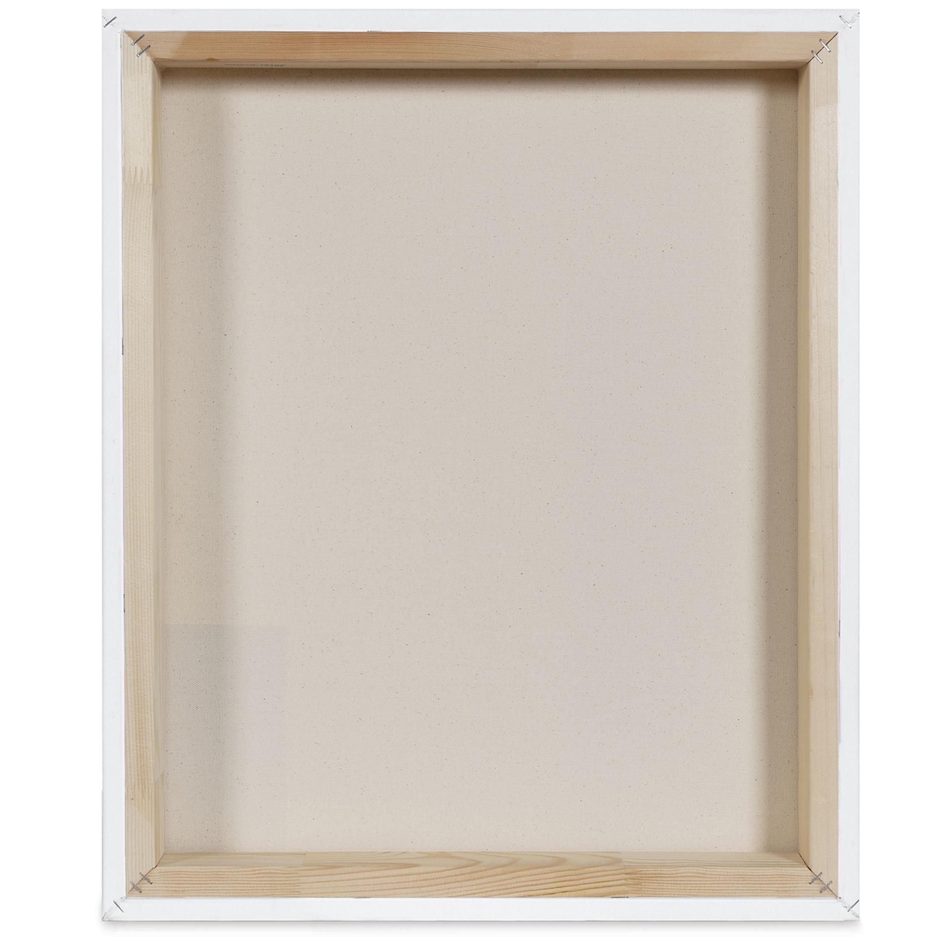 Blick Premier Stretched Cotton Canvas - Museum Profile, Splined, 20" x 24", back