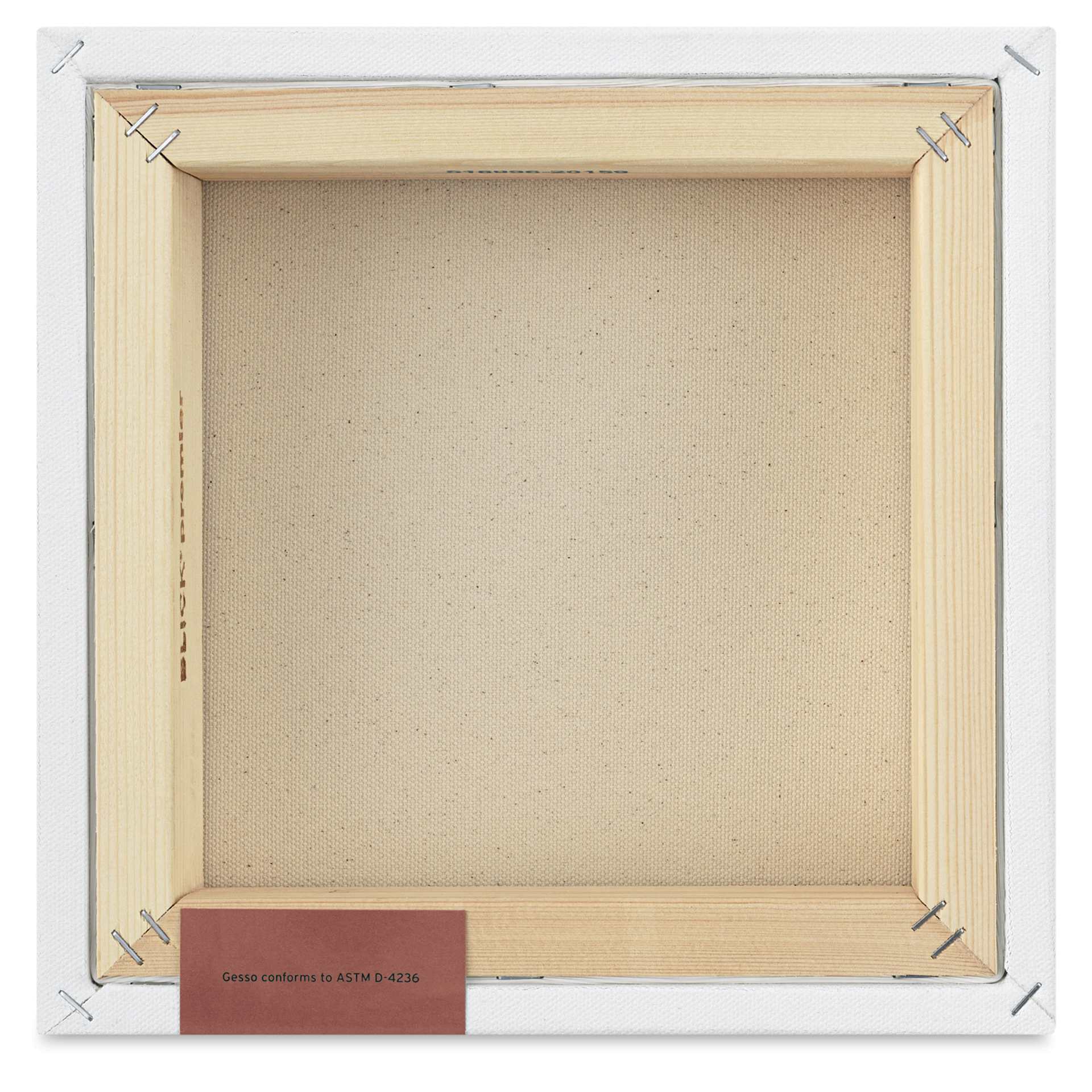 Blick Premier Stretched Cotton Canvas - Museum Profile, Splined, 10" x 10", back