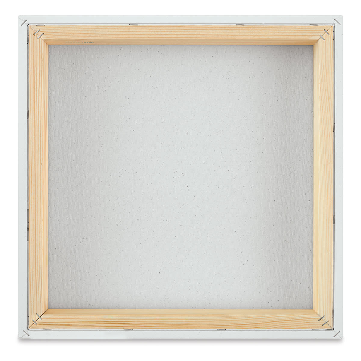 Blick Premier Stretched Cotton Canvas - Museum Profile, Splined, 18" x 18" (back)
