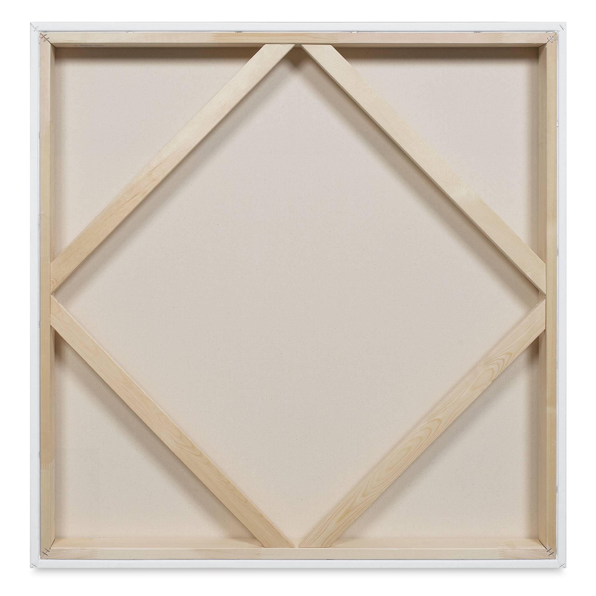 Blick Premier Stretched Cotton Canvas - Museum Profile, Splined, 36" x 36", back