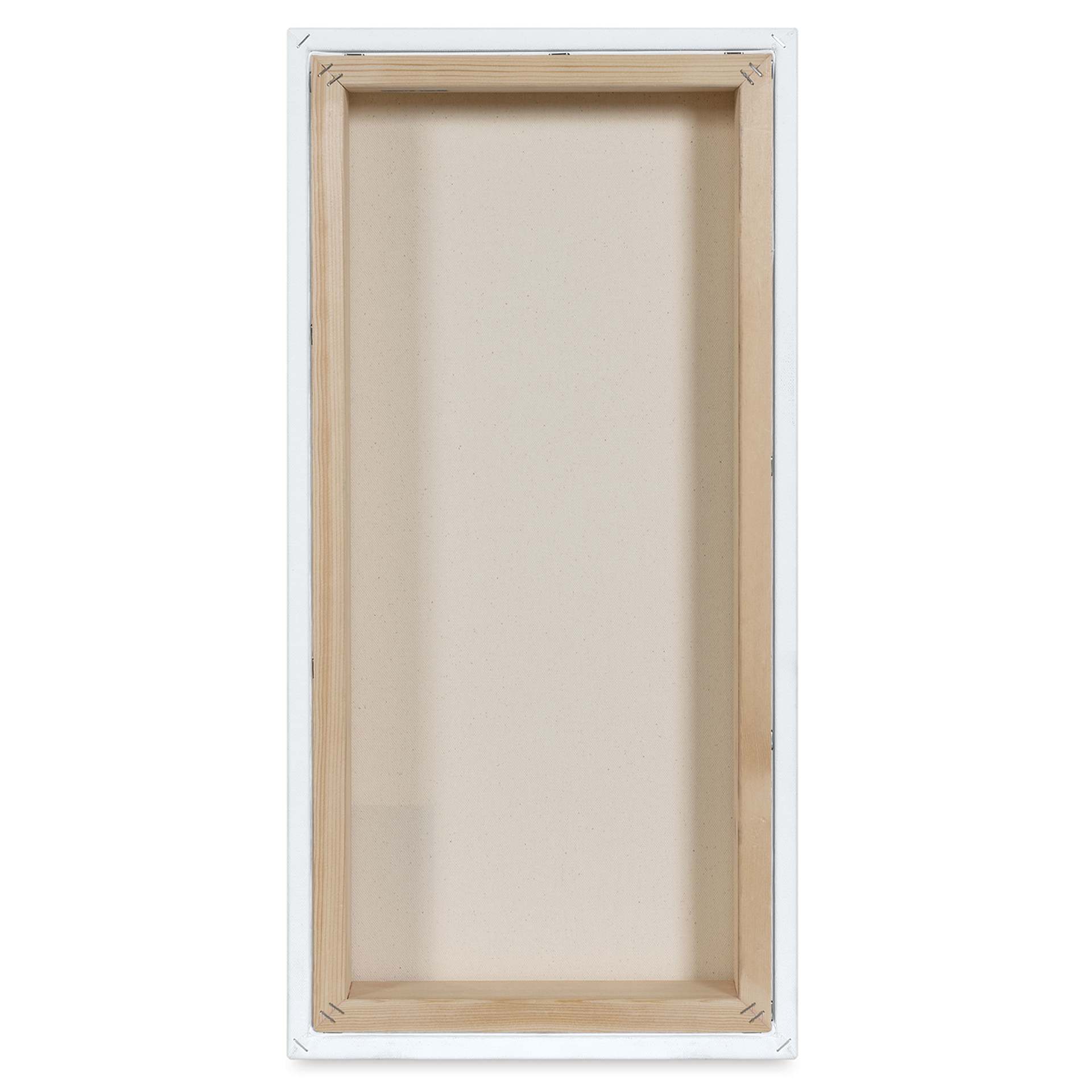 Blick Premier Stretched Cotton Canvas - Museum Profile, Splined, 12" x 24", back