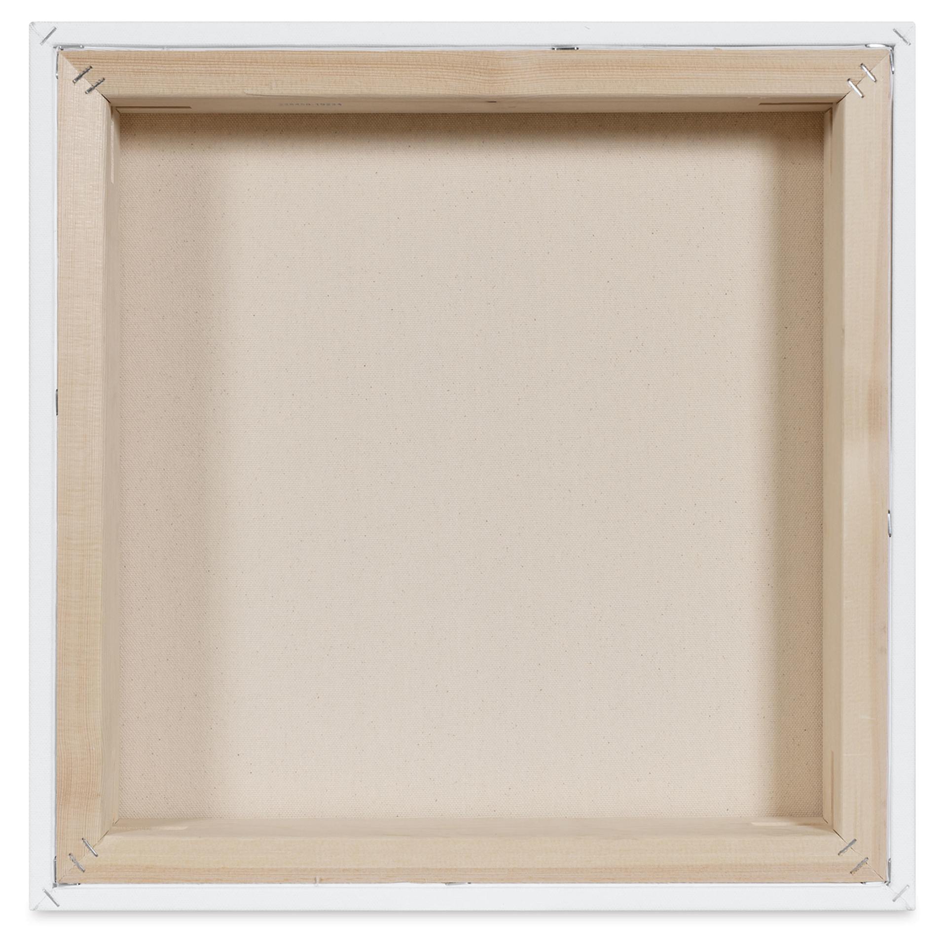 Blick Premier Stretched Cotton Canvas - Museum Profile, Splined, 16" x 16", back