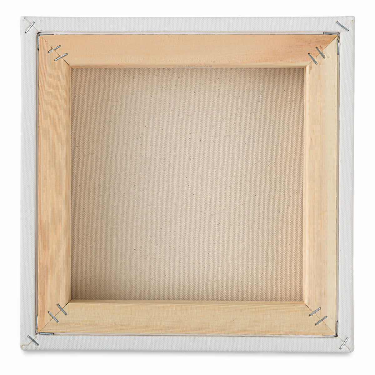 Blick Premier Stretched Cotton Canvas - Gallery Profile, Splined, 10" x 10" (back)