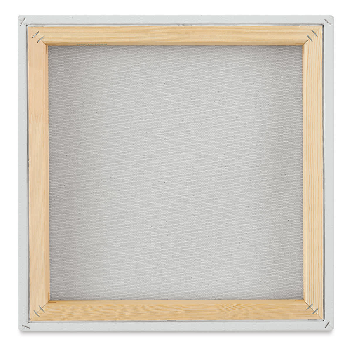 Blick Premier Stretched Cotton Canvas - Gallery Profile, Splined, 16" x 16" (back)