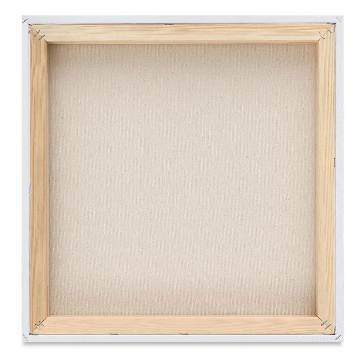 Blick Premier Stretched Cotton Canvas - Gallery Profile, Splined, 18" x  18" (back)