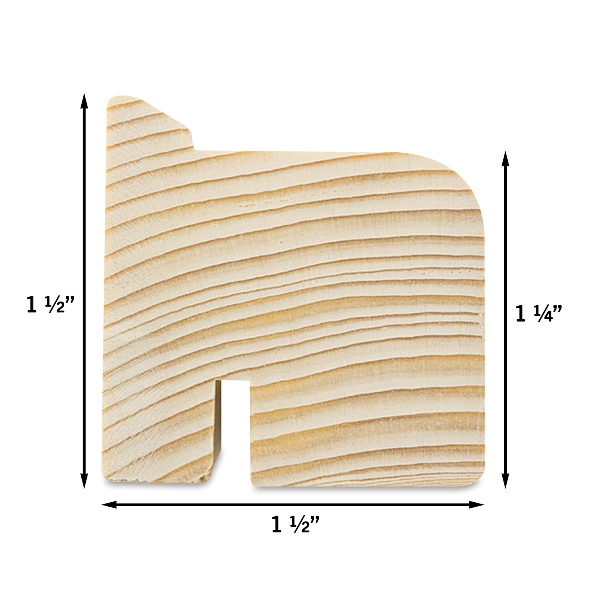 Blick Premier Stretched Cotton Canvas - Gallery Profile, Splined, 24" x 30", profile