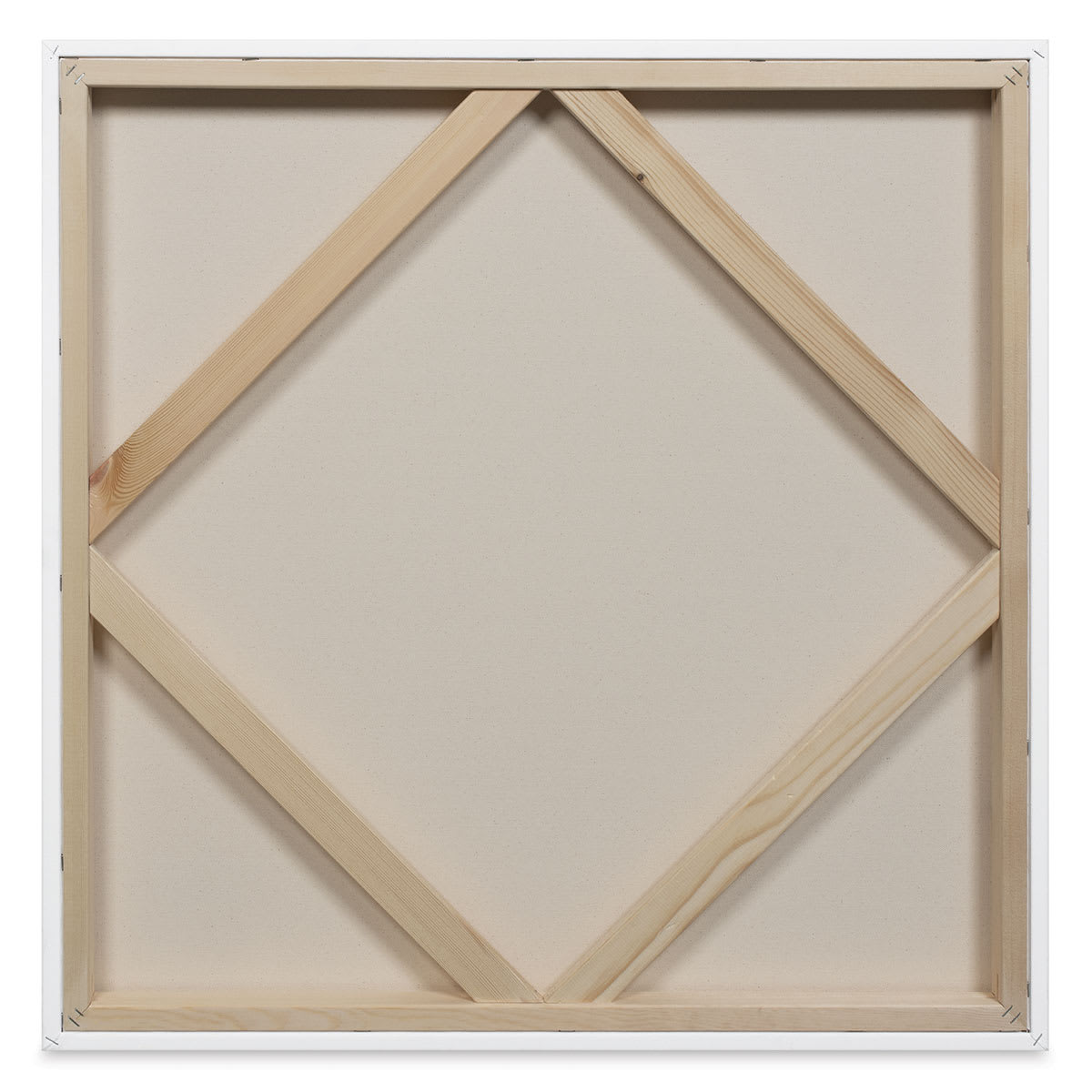Blick Premier Stretched Cotton Canvas - Gallery Profile, Splined, 30" x 30" (back)