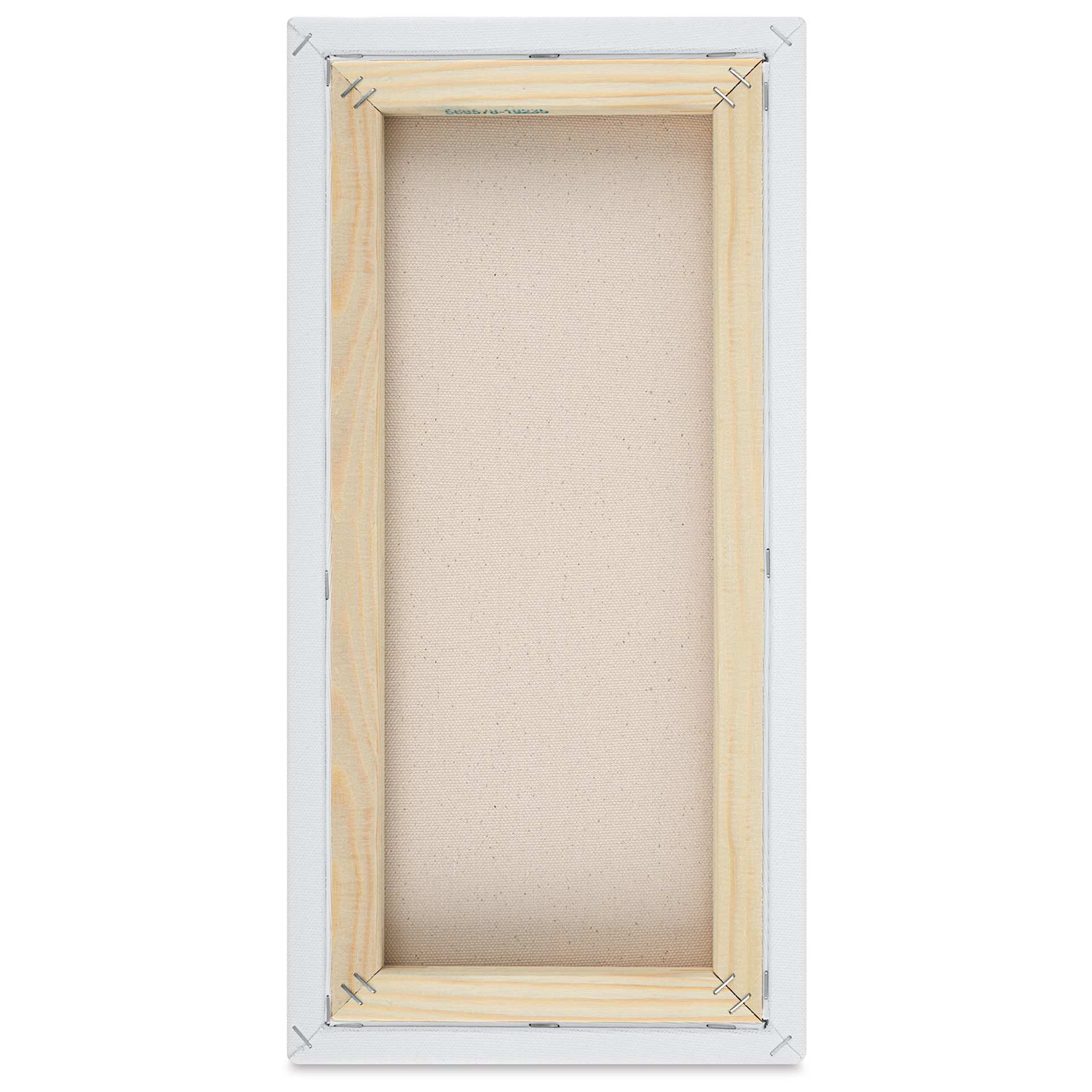 Blick Premier Stretched Cotton Canvas - Traditional Profile, Splined, 8" x 16", back