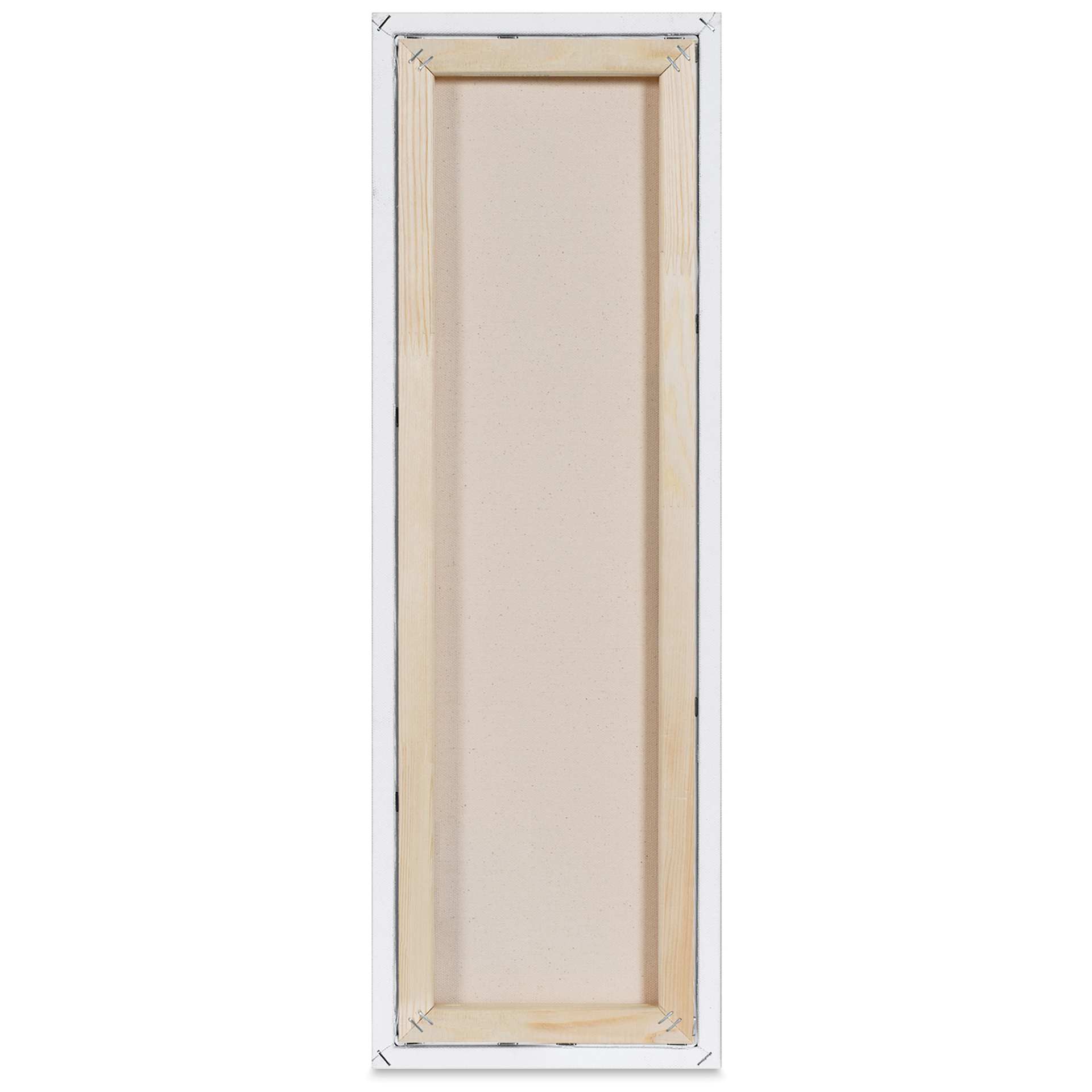Blick Premier Stretched Cotton Canvas - Traditional Profile, Splined, 8" x 24", back