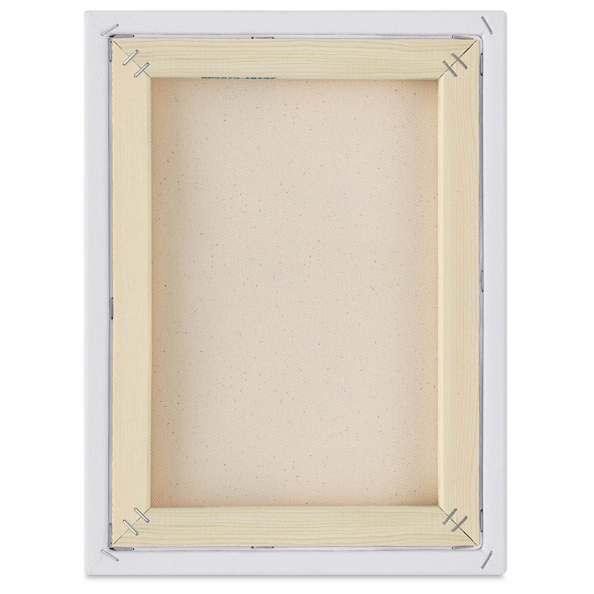 Blick Premier Stretched Cotton Canvas - Traditional Profile, Splined, 9" x 12", back