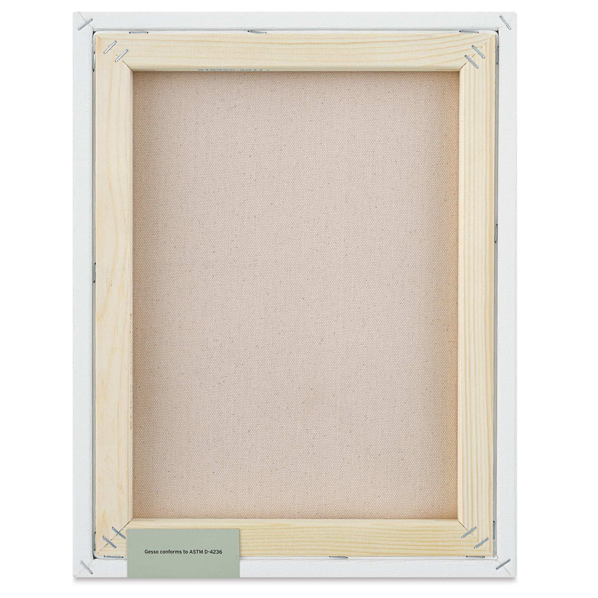 Blick Premier Stretched Cotton Canvas - Traditional Profile, Splined, 11" x 14", back