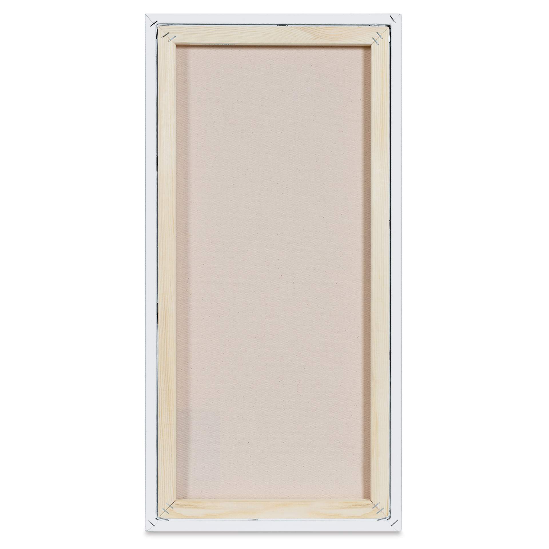 Blick Premier Stretched Cotton Canvas - Traditional Profile, Splined, 12" x 24", back