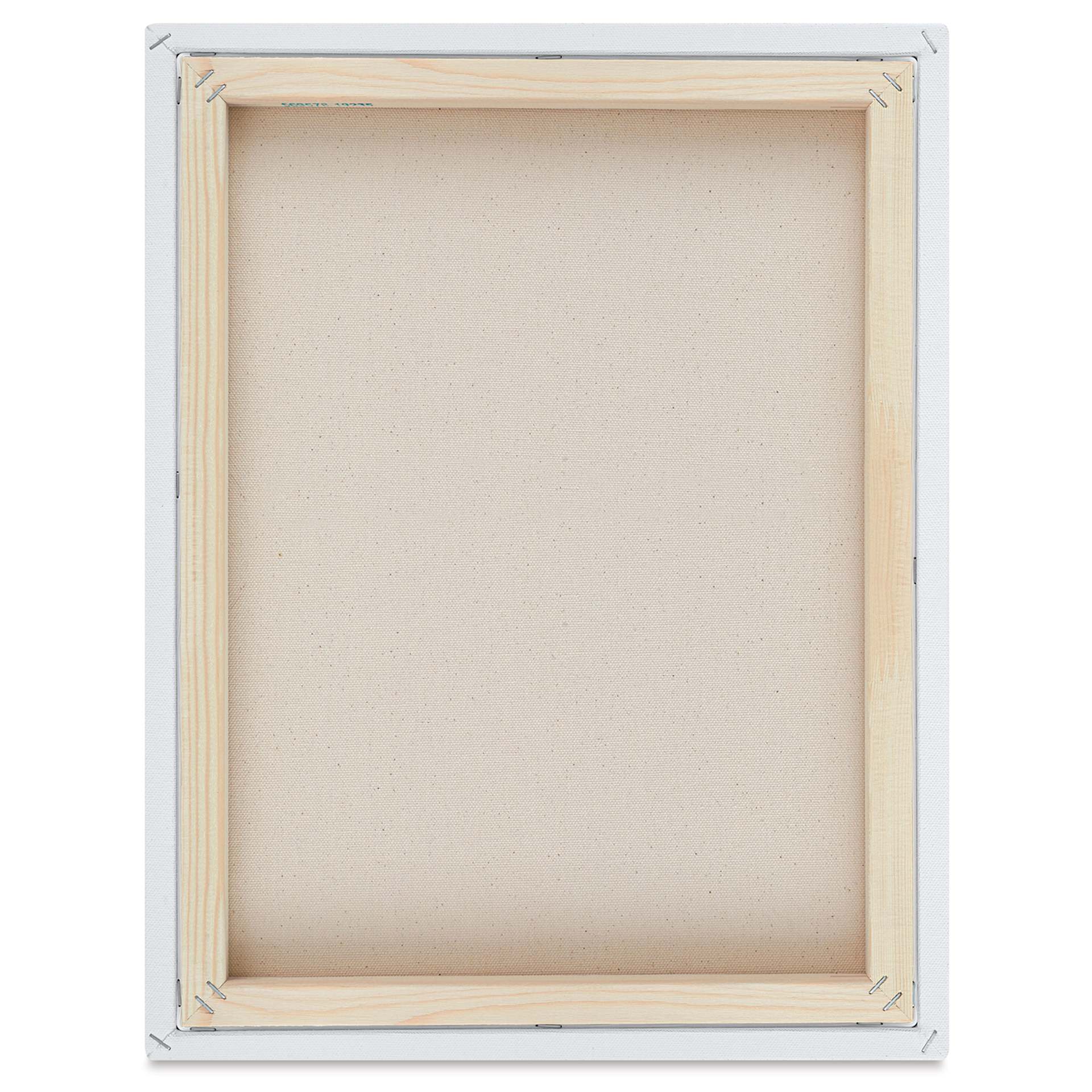Blick Premier Stretched Cotton Canvas - Traditional Profile, Splined, 14" x 18", back